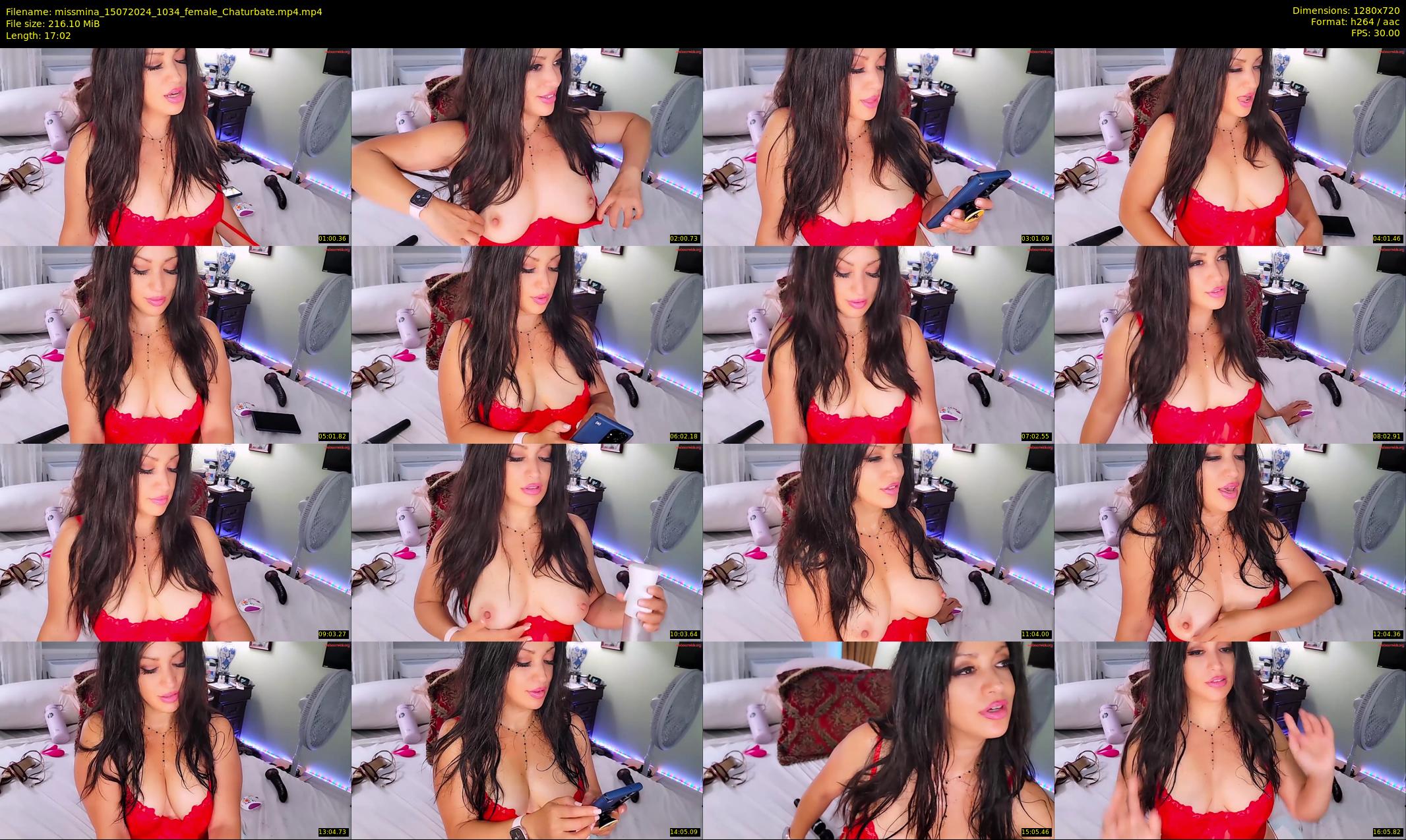 missmina — 18 minute Chaturbate female cam show recording, 720p, Jul 15, 2024