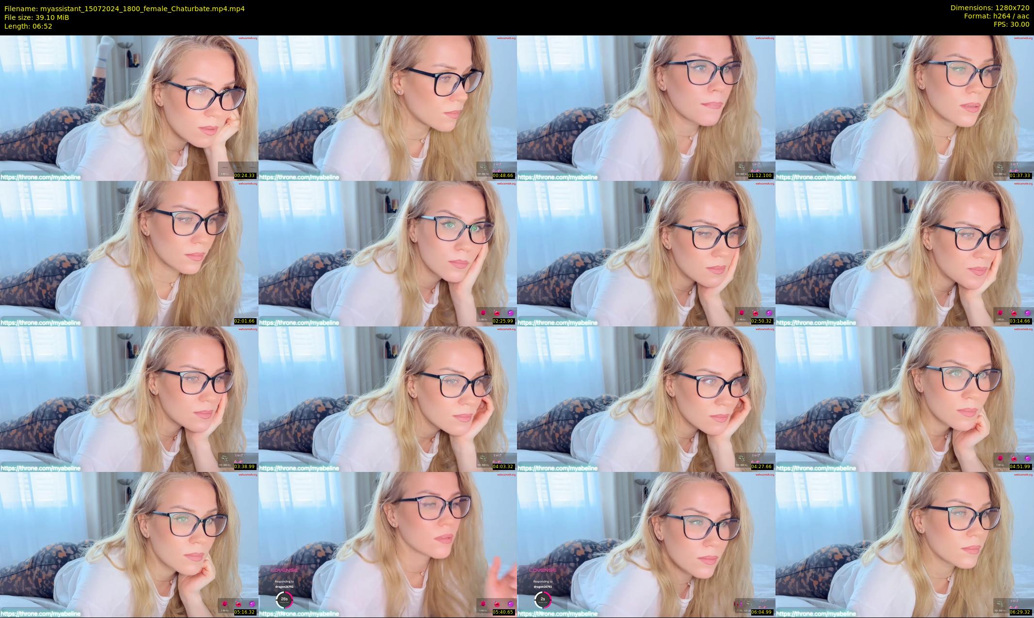 myassistant — 7 minute Chaturbate female cam show recording, 720p, Jul 15, 2024