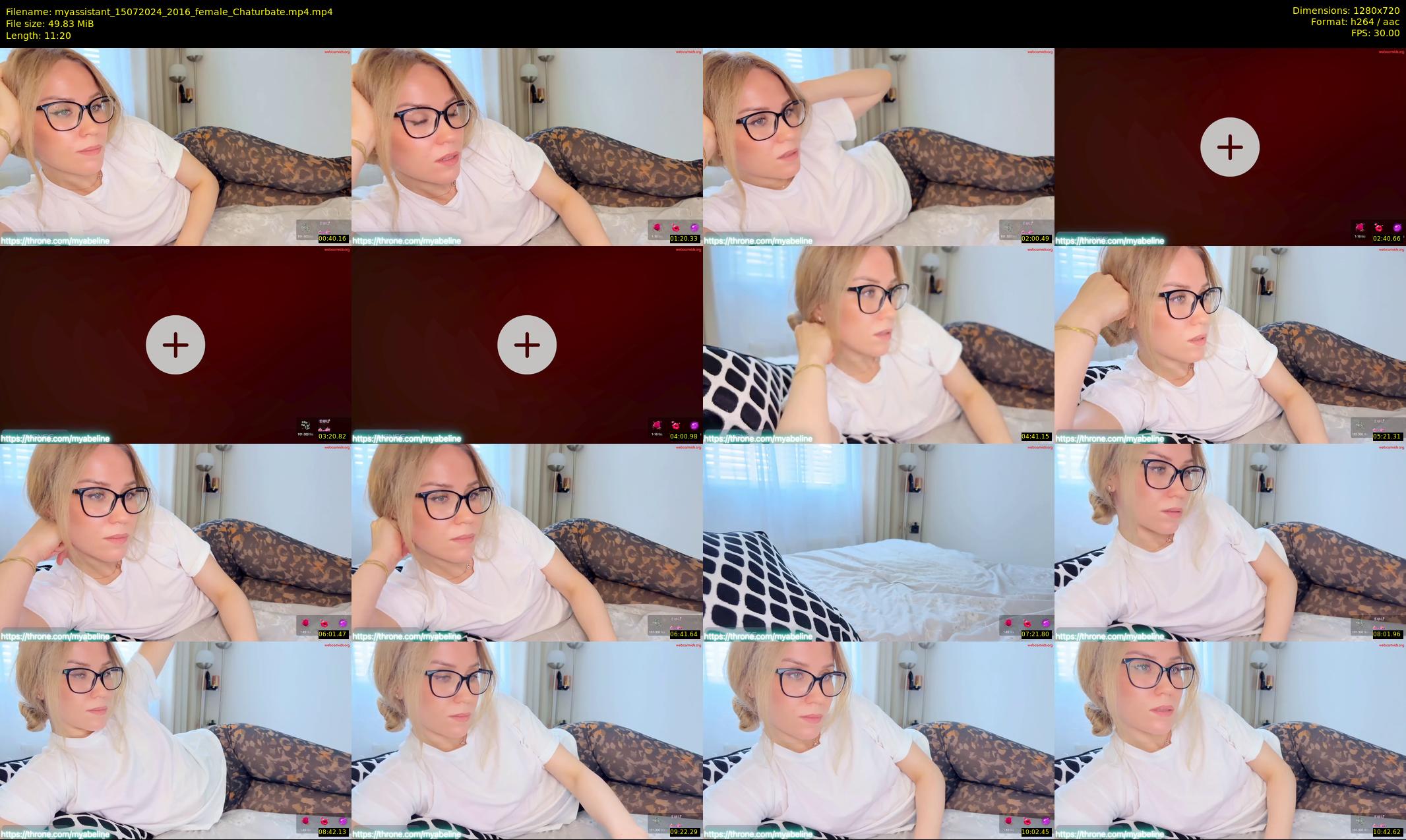 myassistant — 12 minute Chaturbate female cam show recording, 720p, Jul 15, 2024
