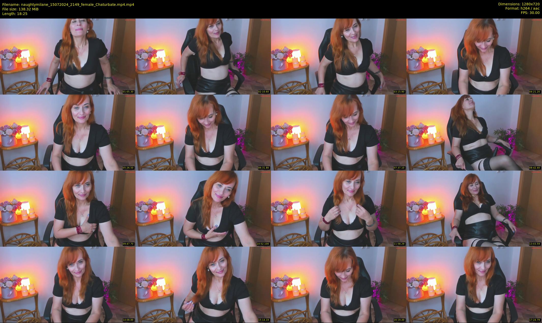 naughtymilane — 19 minute Chaturbate female cam show recording, 720p, Jul 15, 2024