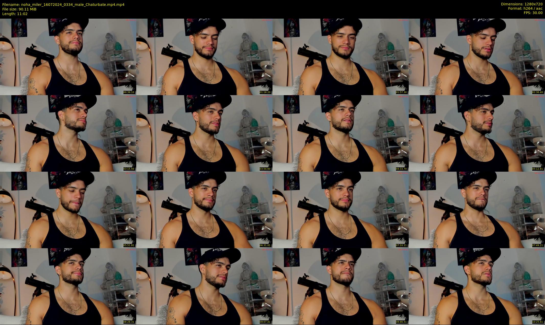 noha_miler — 12 minute Chaturbate male cam show recording, 720p, Jul 16, 2024