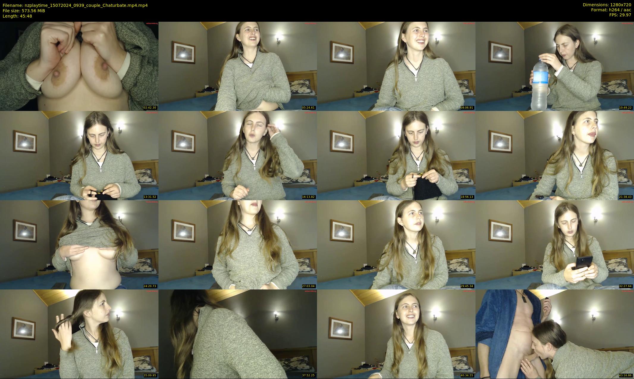 nzplaytime — 46 minute Chaturbate couple cam show recording, 720p, Jul 15, 2024