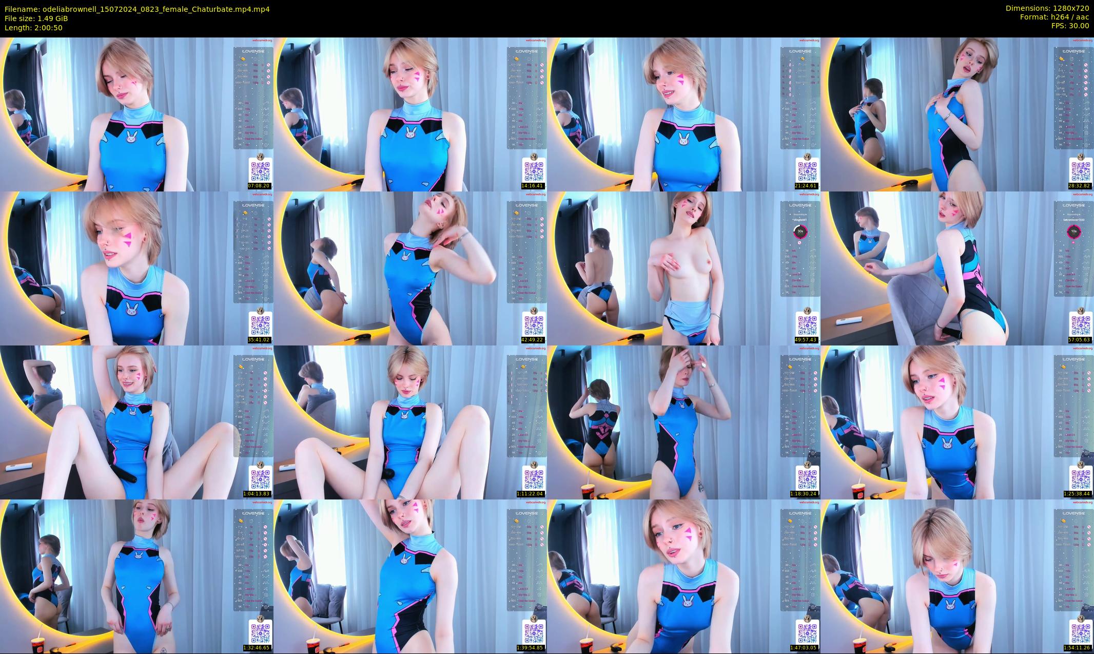 odeliabrownell — 121 minute Chaturbate female cam show recording, 720p, Jul 15, 2024