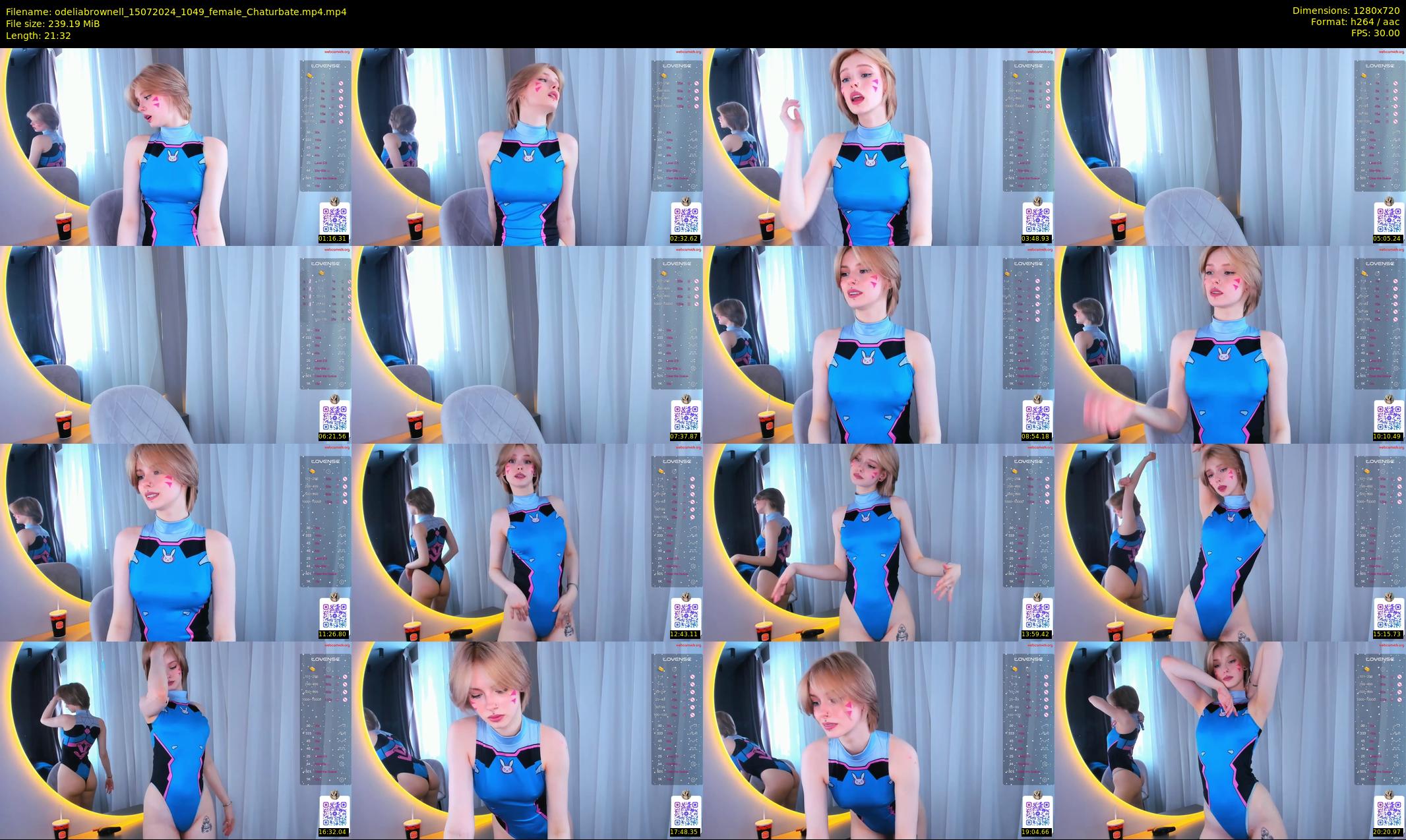odeliabrownell — 22 minute Chaturbate female cam show recording, 720p, Jul 15, 2024