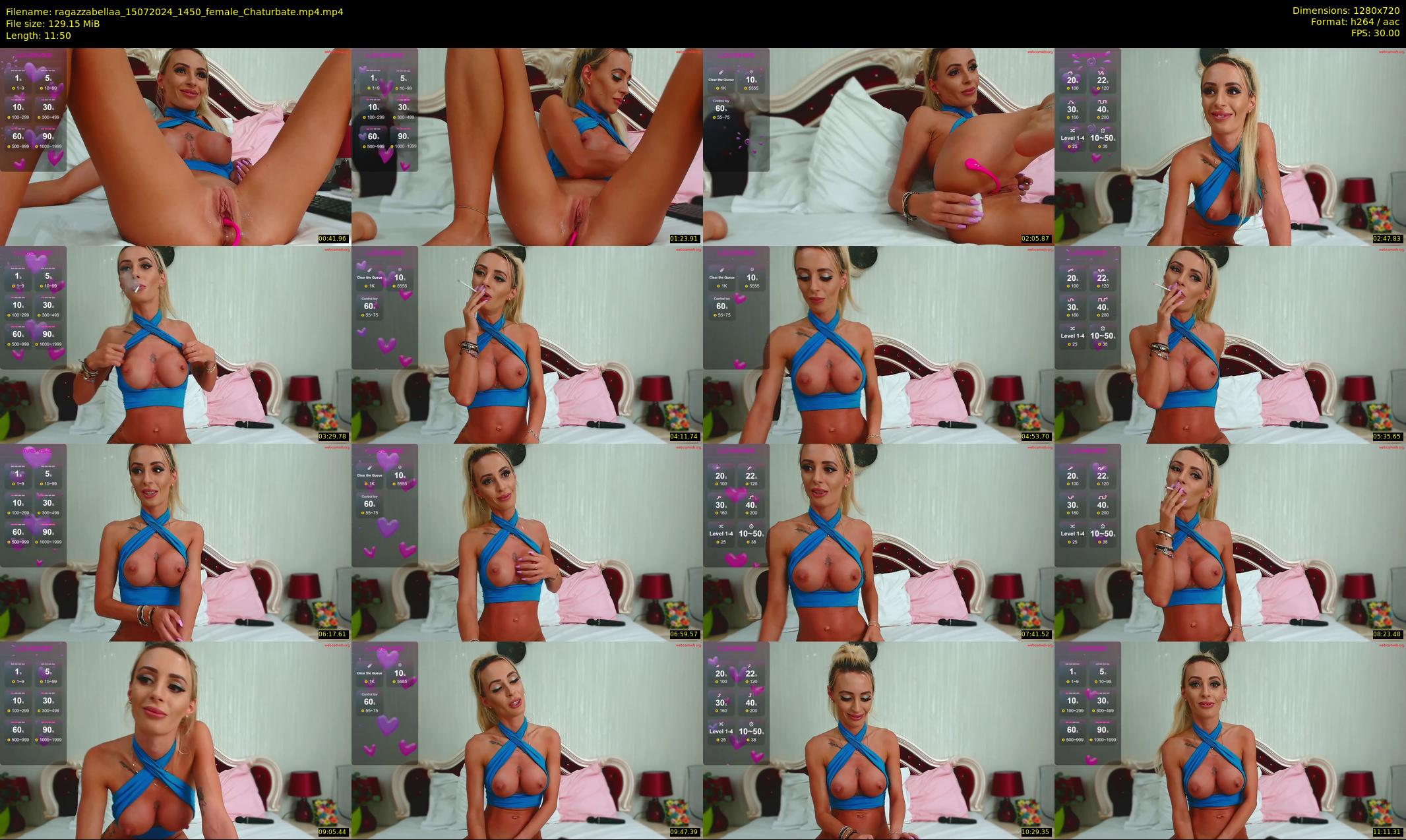 ragazzabellaa — 12 minute Chaturbate female cam show recording, 720p, Jul 15, 2024