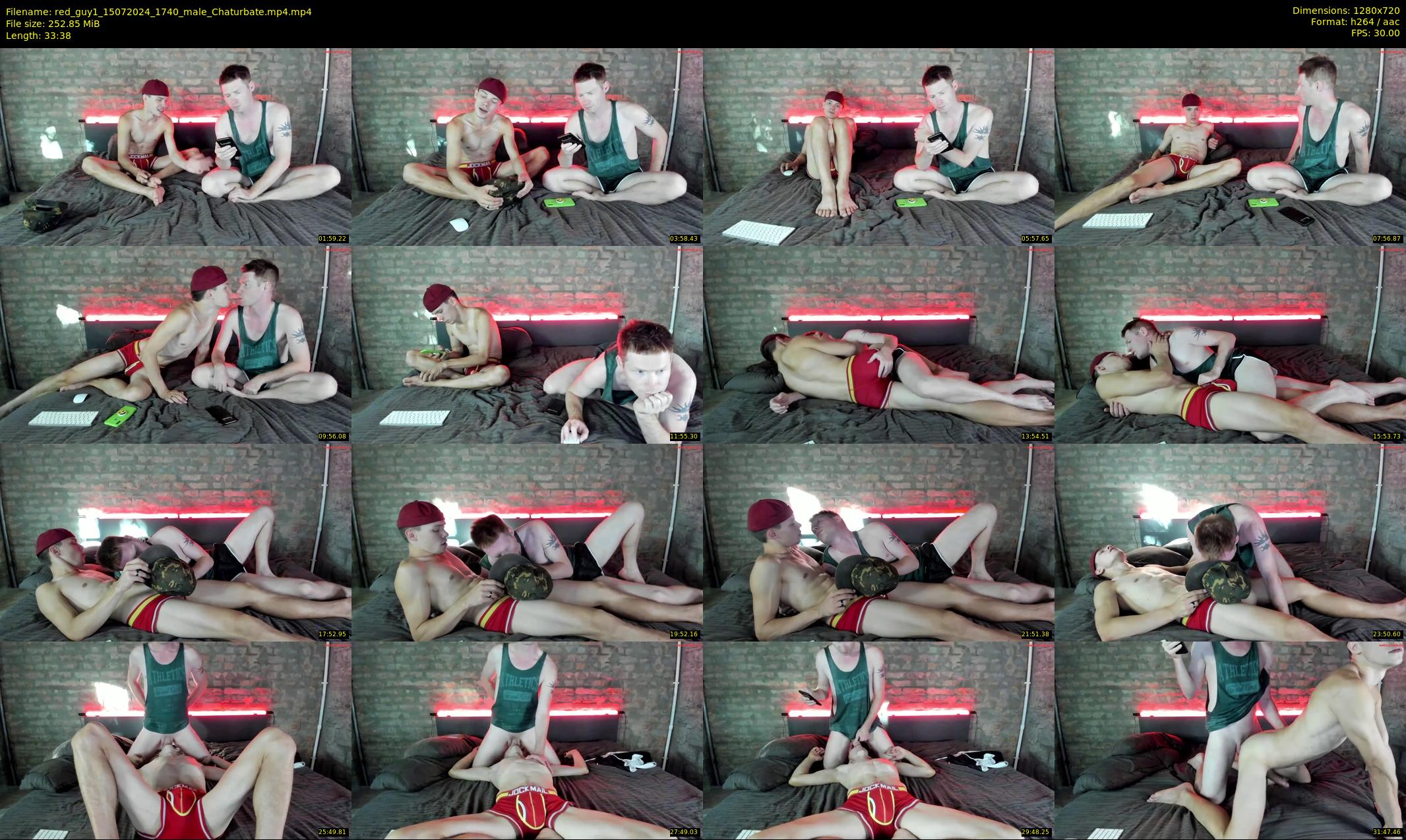 red_guy1 — 34 minute Chaturbate male cam show recording, 720p, Jul 15, 2024