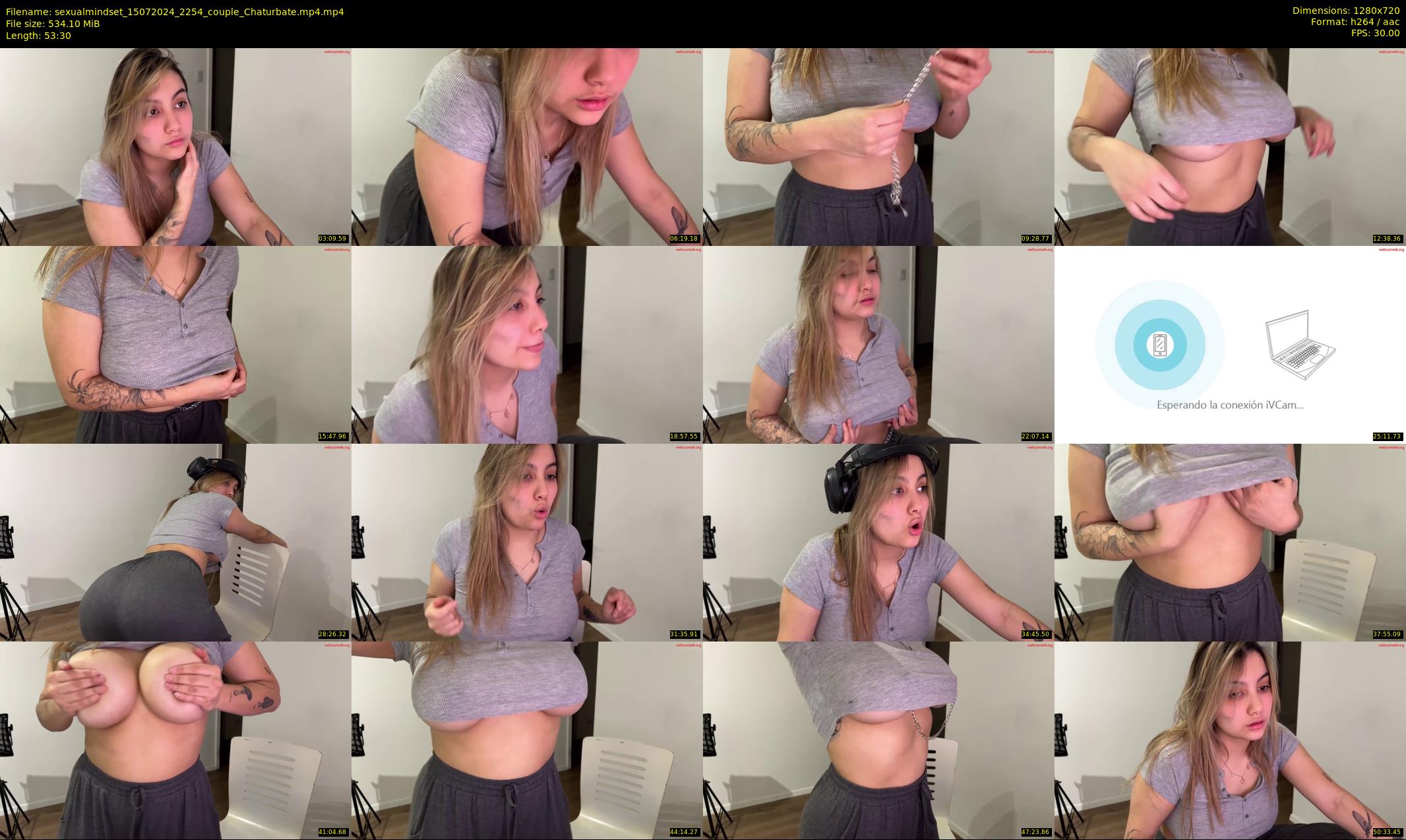 sexualmindset — 54 minute Chaturbate female cam show recording, 720p, Jul 15, 2024