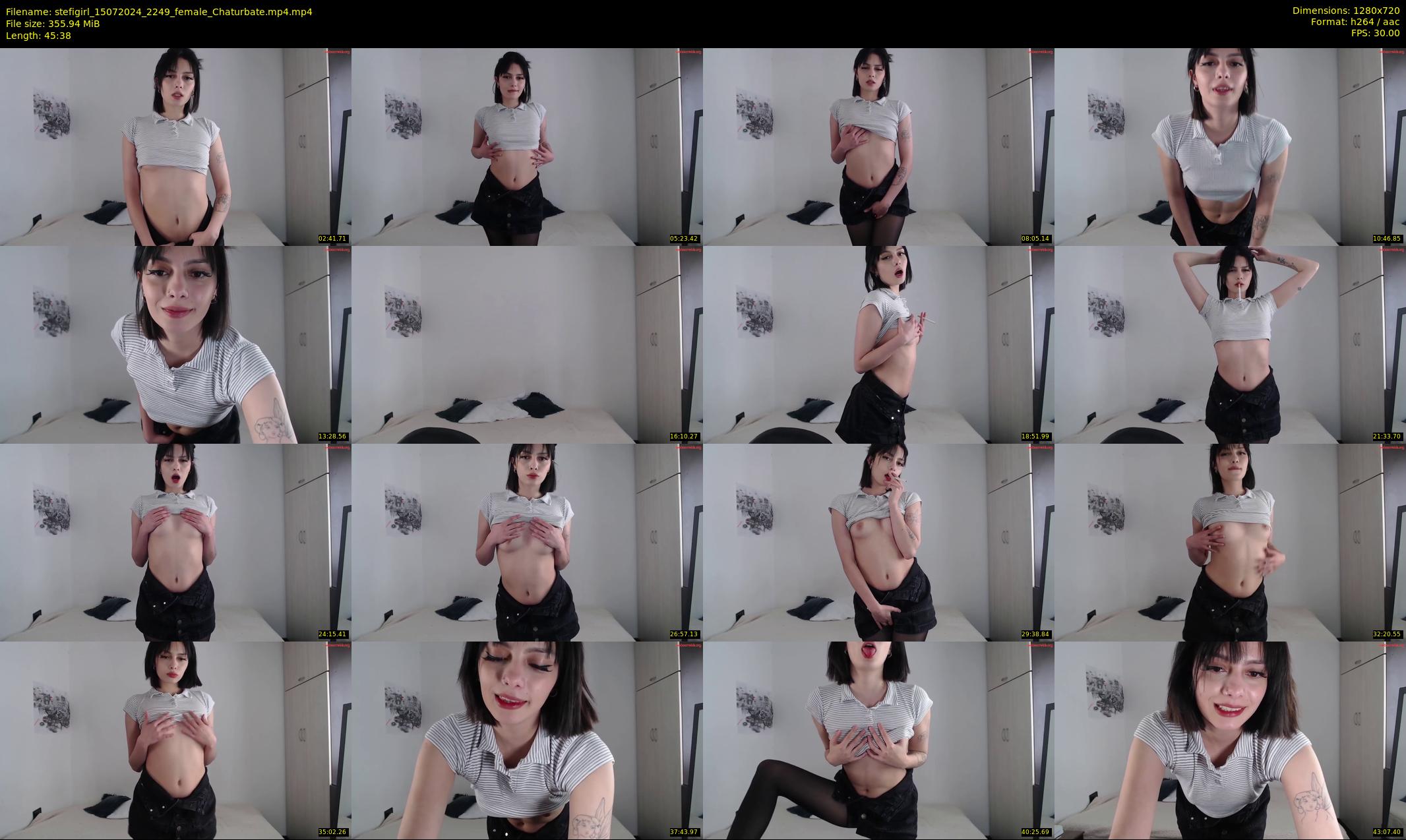 stefigirl — 46 minute Chaturbate female cam show recording, 720p, Jul 15, 2024