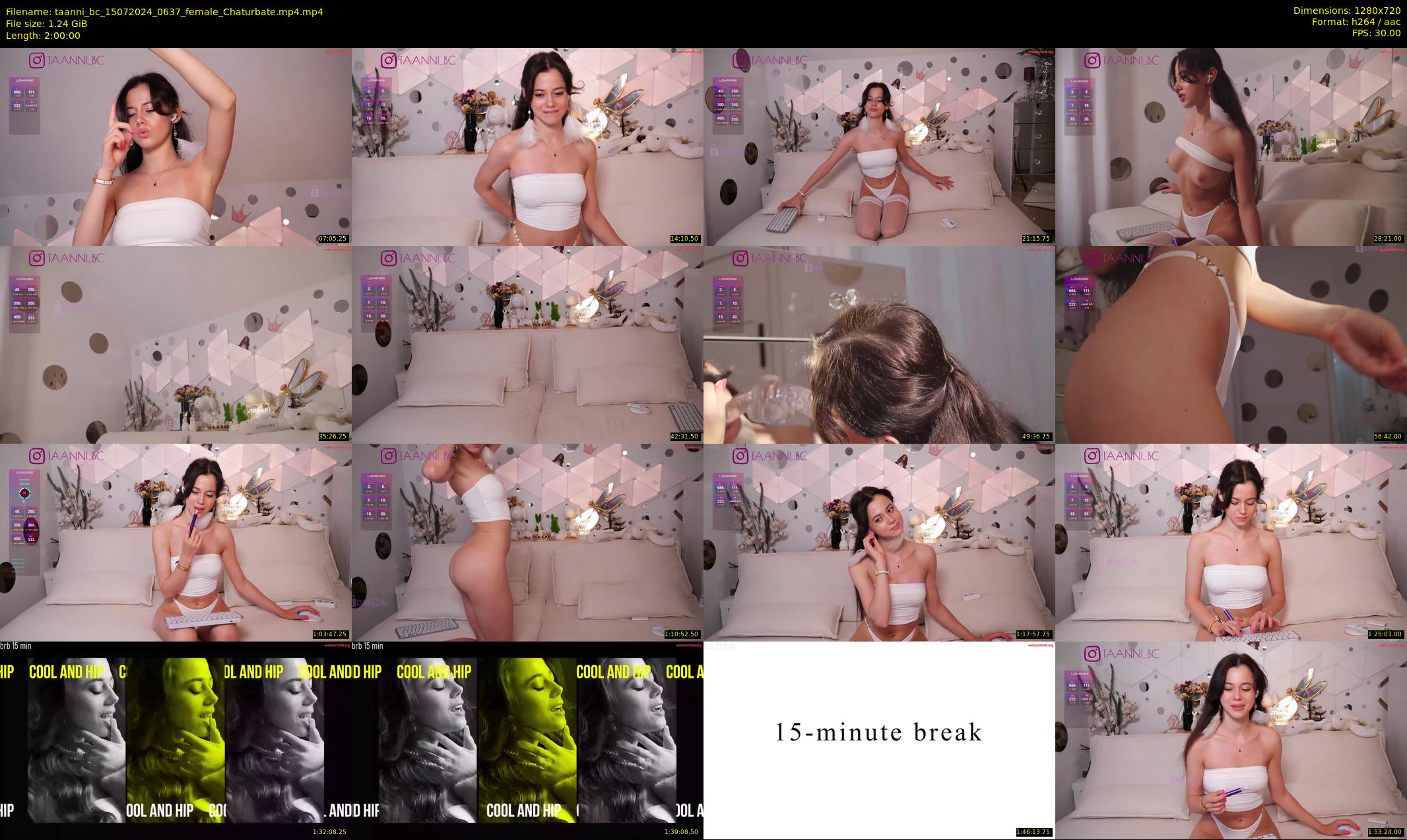 taanni_bc — 120 minute Chaturbate female cam show recording, 720p, Jul 15, 2024