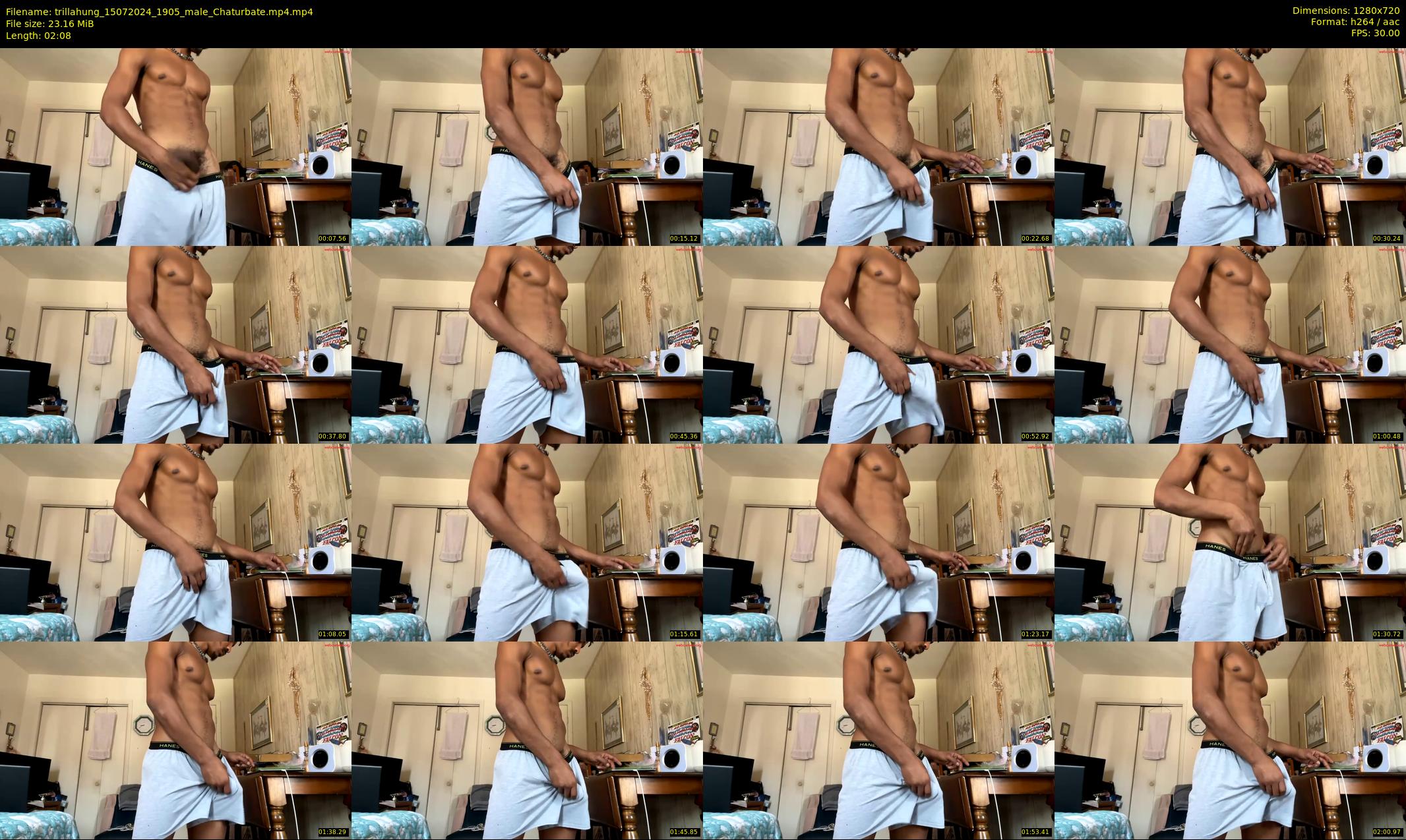 trillahung — 3 minute Chaturbate male cam show recording, 720p, Jul 15, 2024