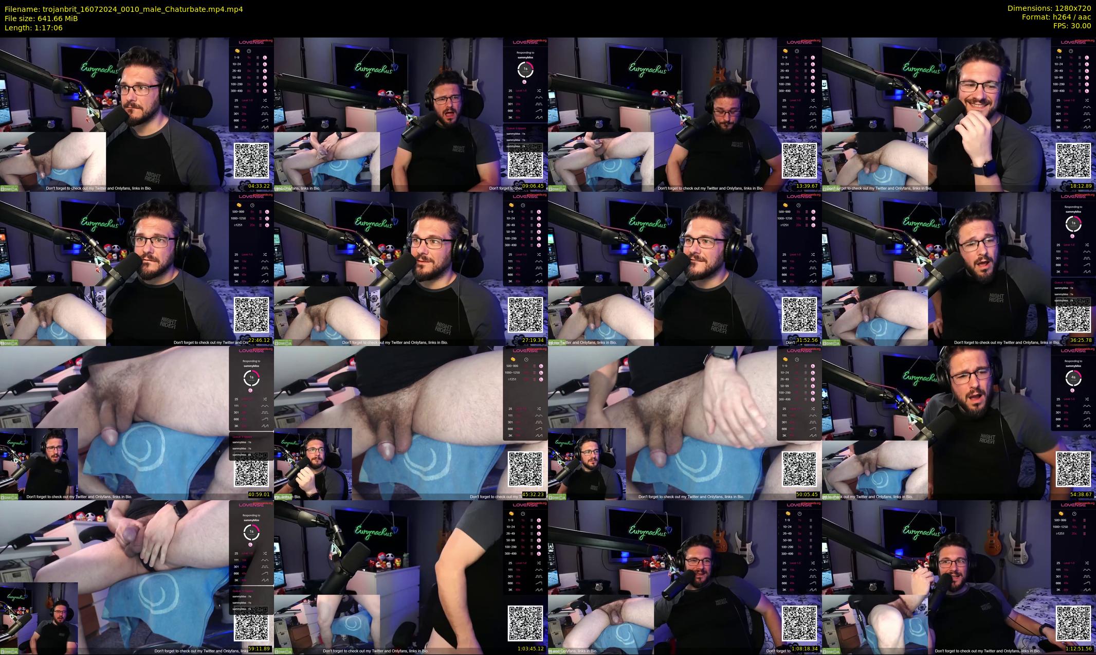 trojanbrit — 78 minute Chaturbate male cam show recording, 720p, Jul 16, 2024