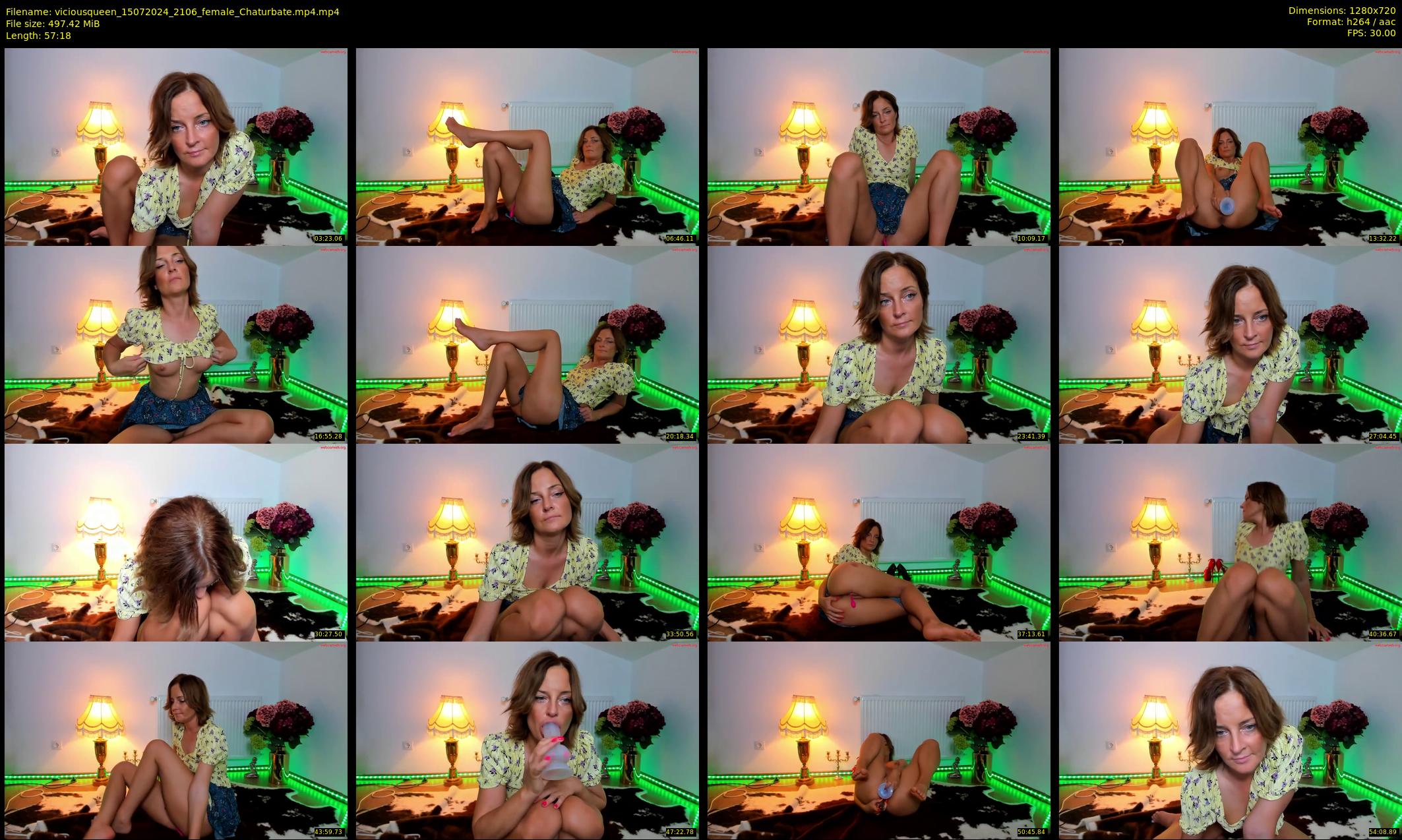 viciousqueen — 58 minute Chaturbate female cam show recording, 720p, Jul 15, 2024