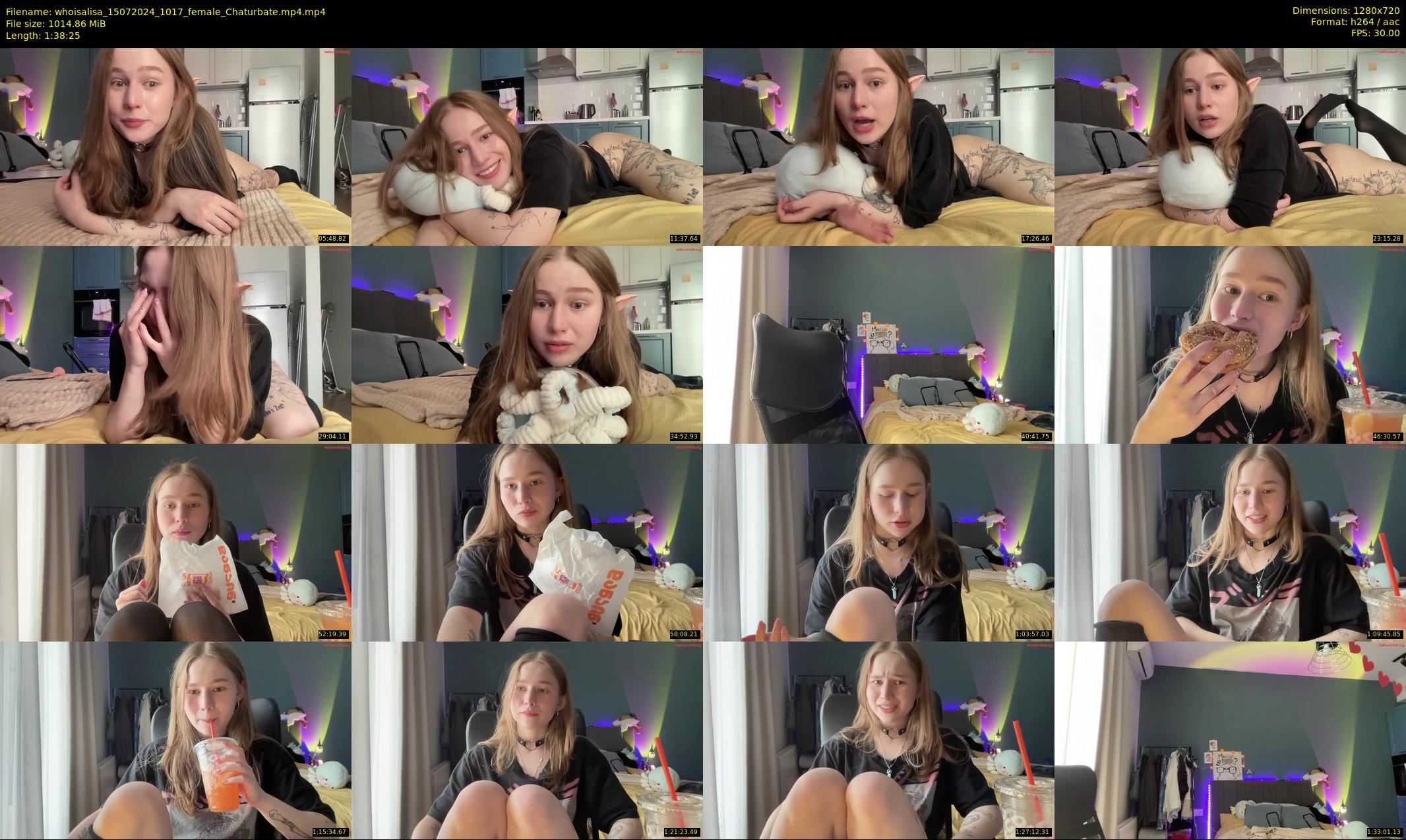 whoisalisa — 99 minute Chaturbate female cam show recording, 720p, Jul 15, 2024