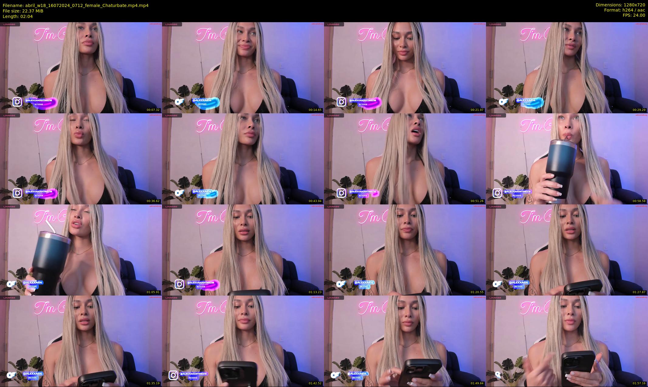 abril_w18 — 3 minute Chaturbate female cam show recording, 720p, Jul 16, 2024