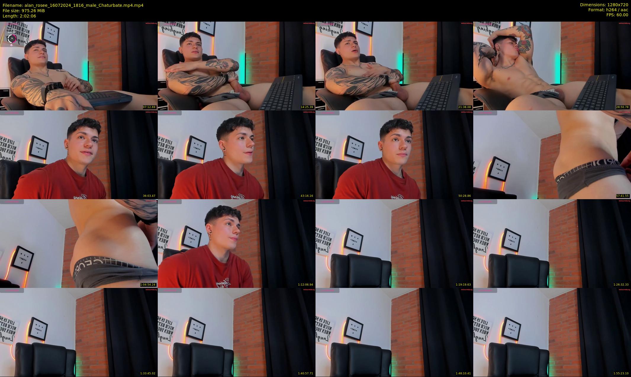 alan_rosee — 123 minute Chaturbate male cam show recording, 720p, Jul 16, 2024