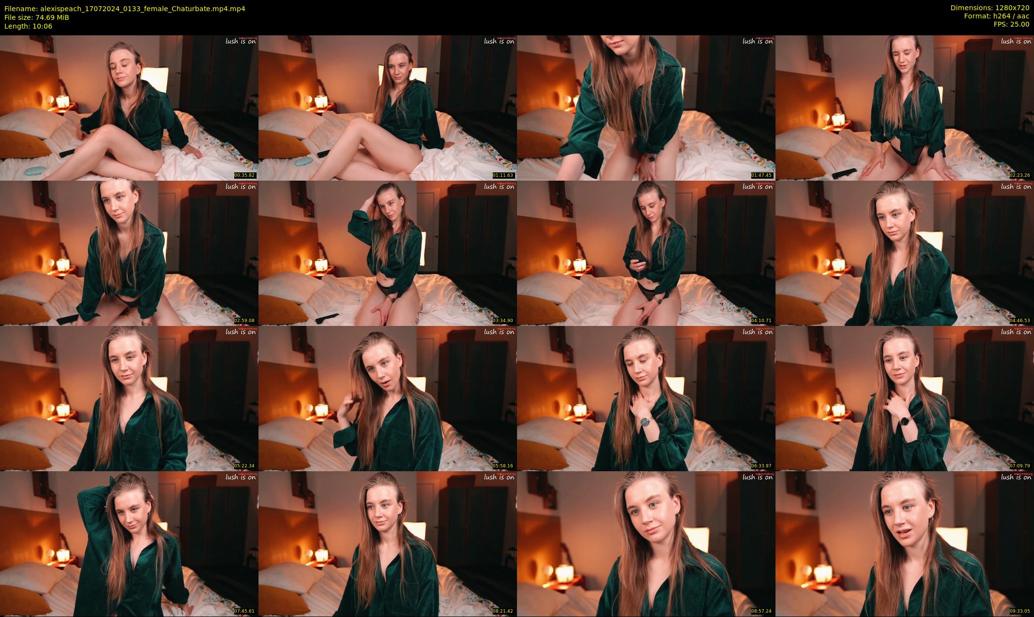 alexispeach — 11 minute Chaturbate female cam show recording, 720p, Jul 17, 2024