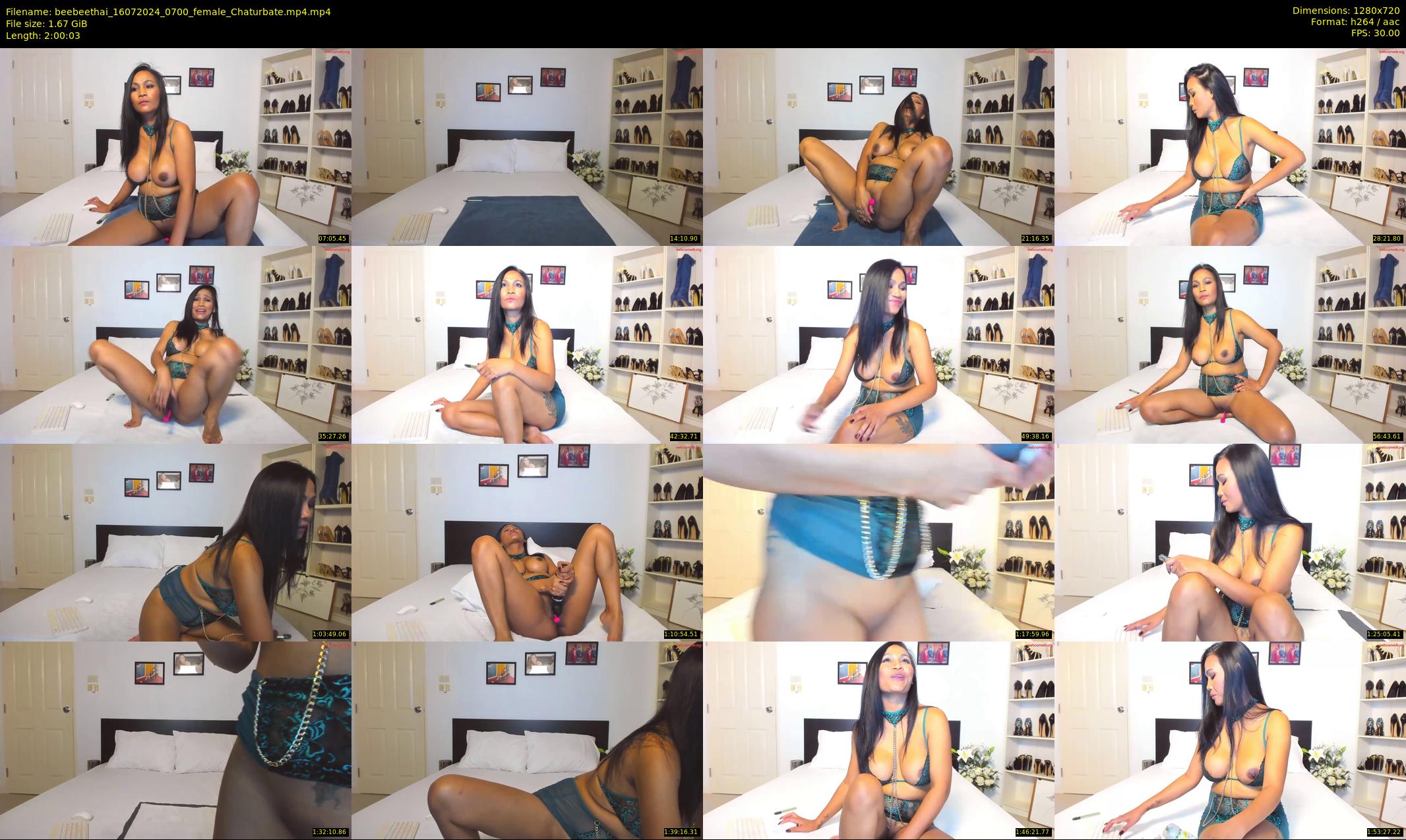 beebeethai — 121 minute Chaturbate female cam show recording, 720p, Jul 16, 2024