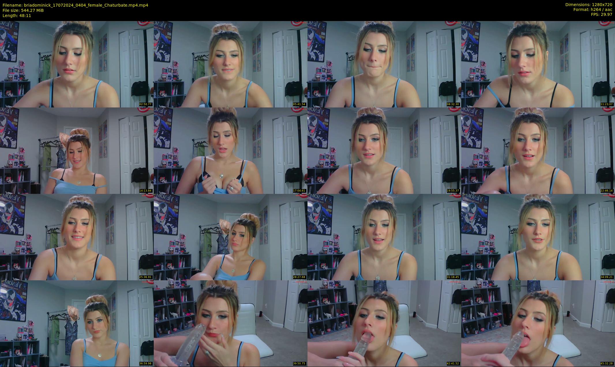 briadominick — 49 minute Chaturbate couple cam show recording, 720p, Jul 17, 2024