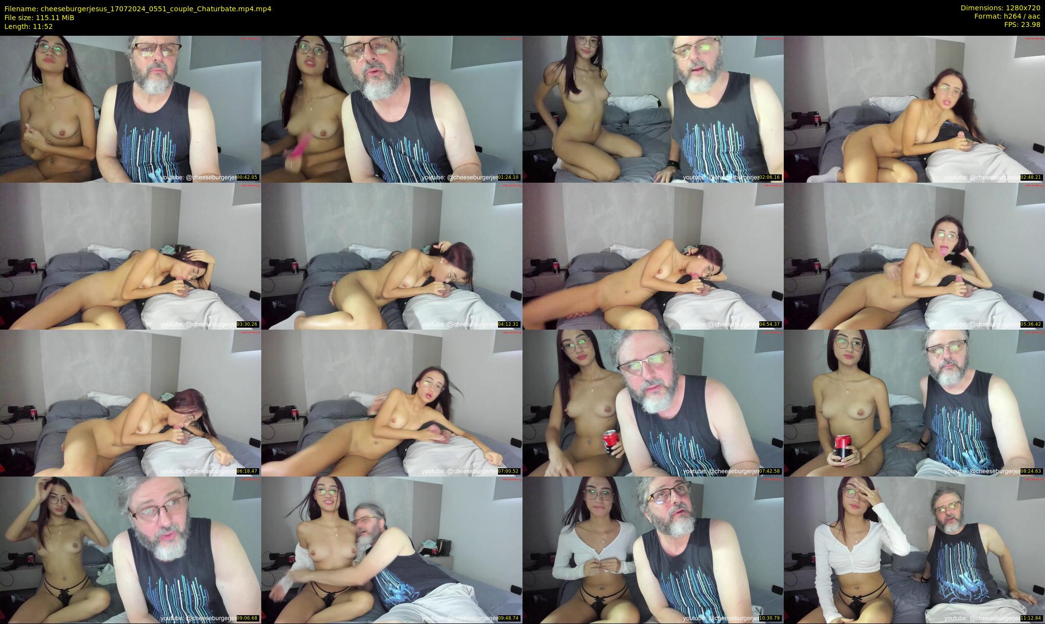 cheeseburgerjesus — 12 minute Chaturbate couple cam show recording, 720p, Jul 17, 2024