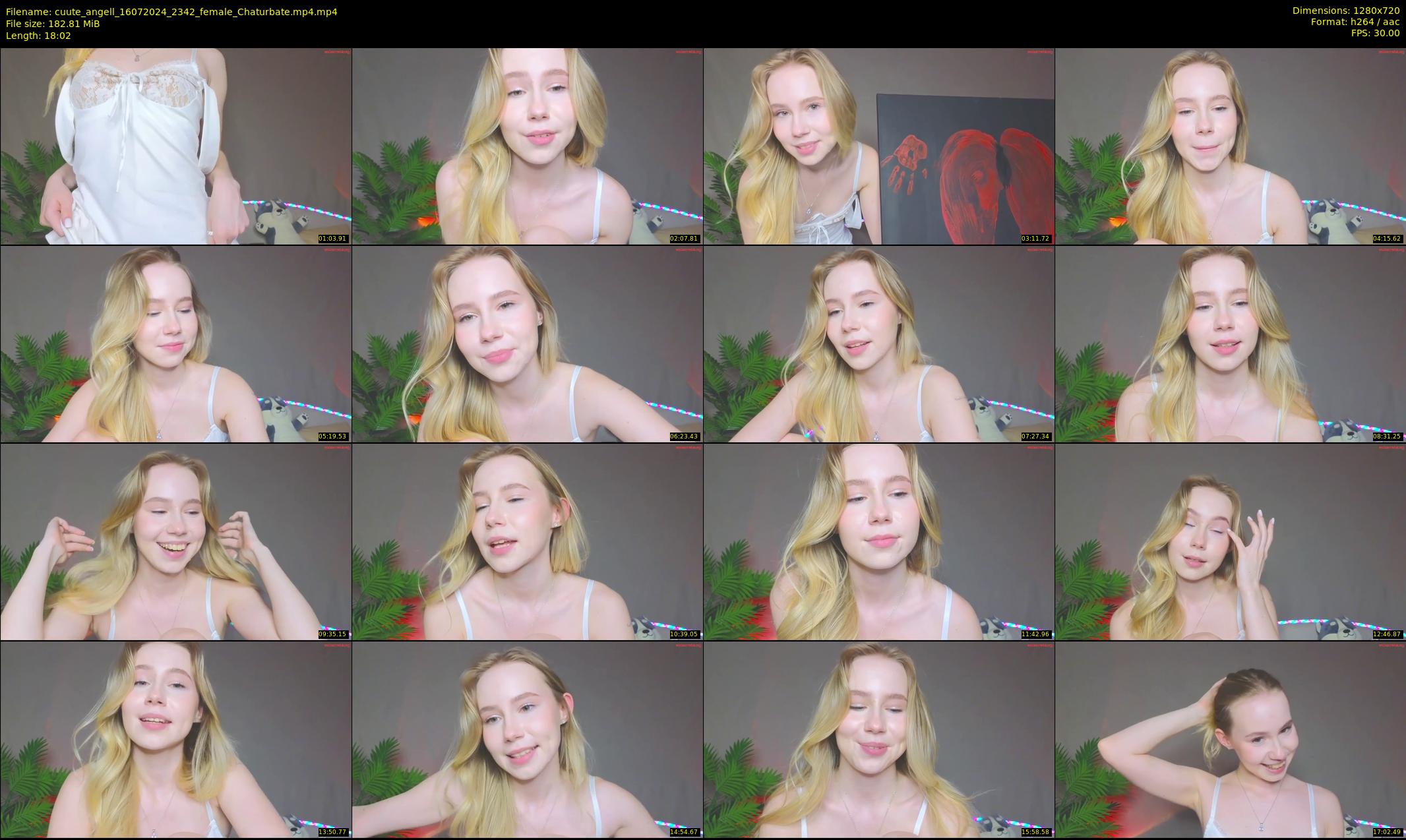 cuute_angell — 19 minute Chaturbate female cam show recording, 720p, Jul 16, 2024