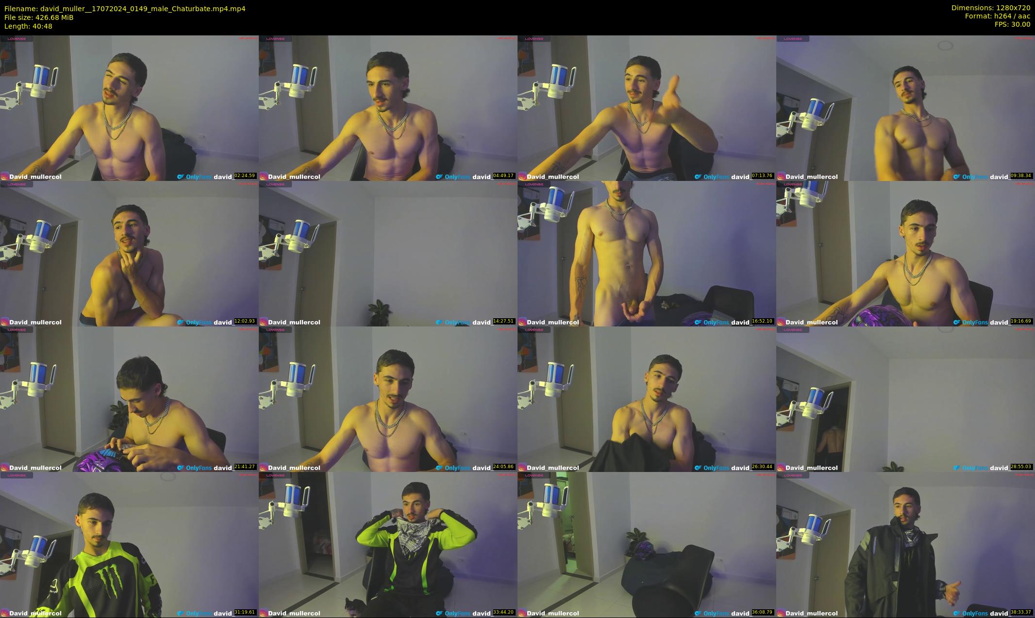 david_muller_ — 41 minute Chaturbate male cam show recording, 720p, Jul 17, 2024