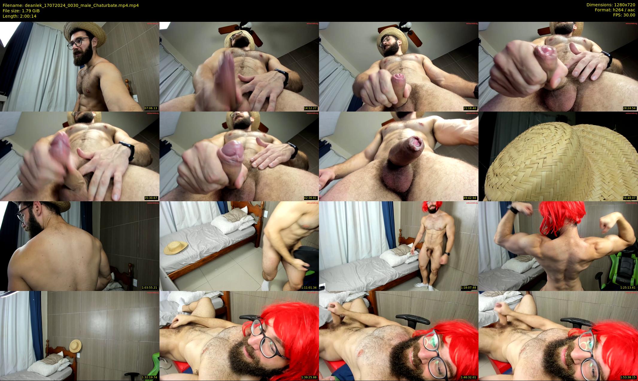 deanlek — 121 minute Chaturbate male cam show recording, 720p, Jul 17, 2024