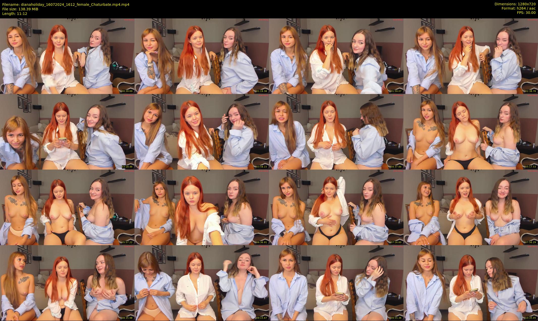 dianaholiday — 12 minute Chaturbate female cam show recording, 720p, Jul 16, 2024