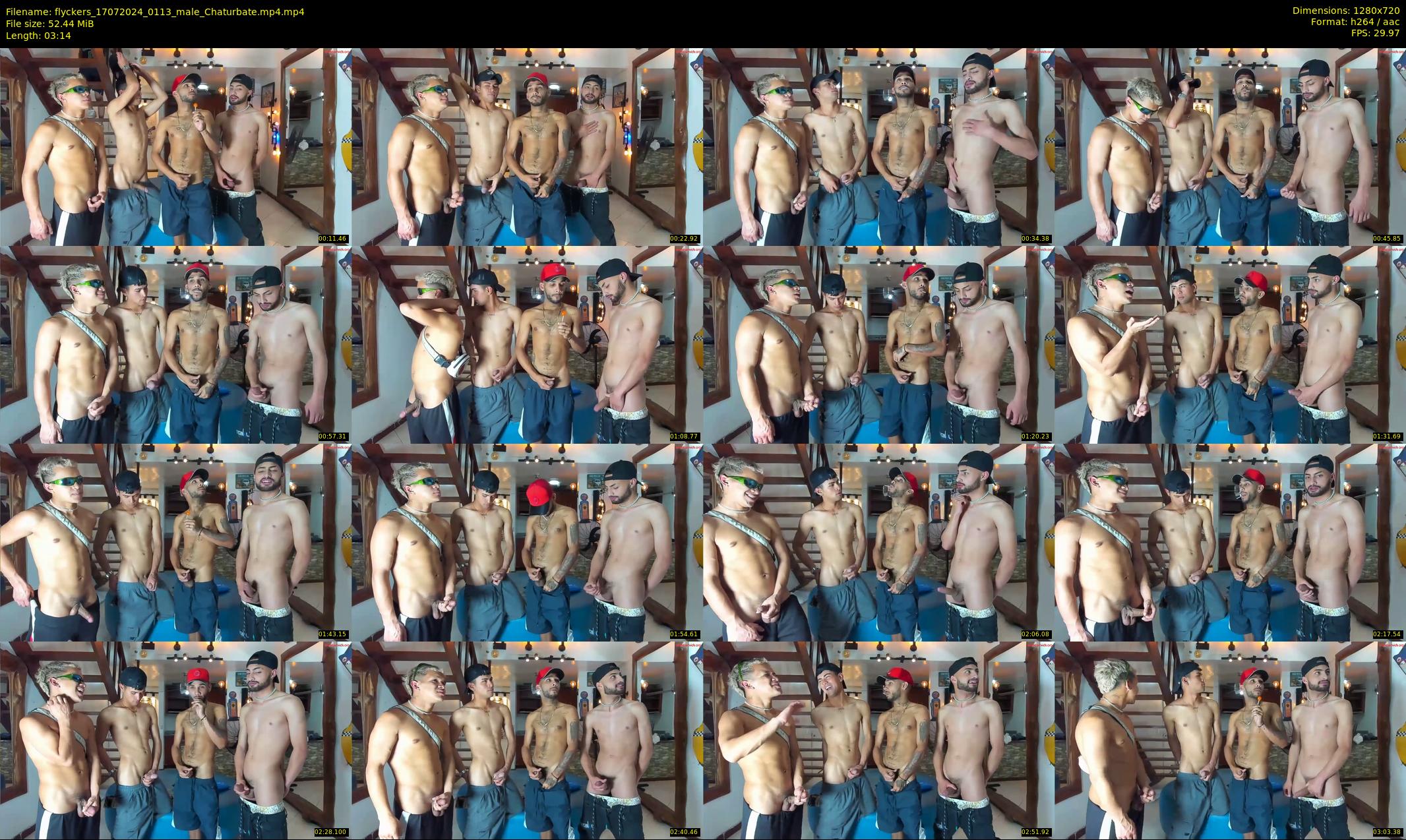 flyckers — 4 minute Chaturbate male cam show recording, 720p, Jul 17, 2024