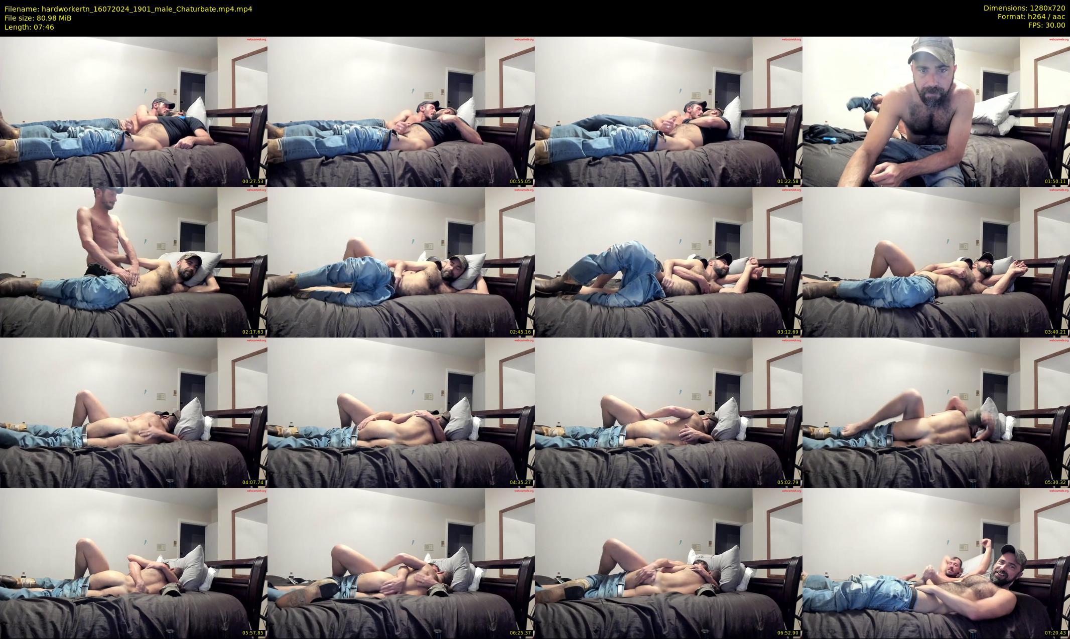 hardworkertn — 8 minute Chaturbate male cam show recording, 720p, Jul 16, 2024