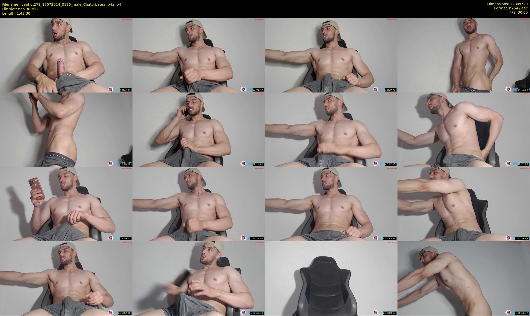ivanhot279 — 103 minute Chaturbate male cam show recording, 720p, Jul 17, 2024