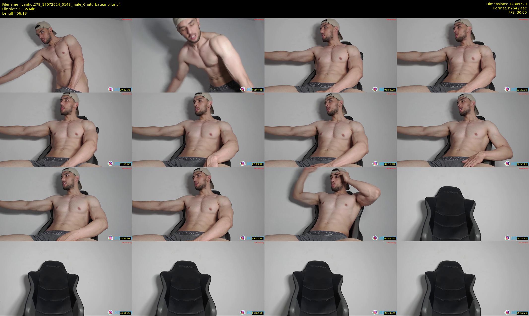 ivanhot279 — 7 minute Chaturbate male cam show recording, 720p, Jul 17, 2024