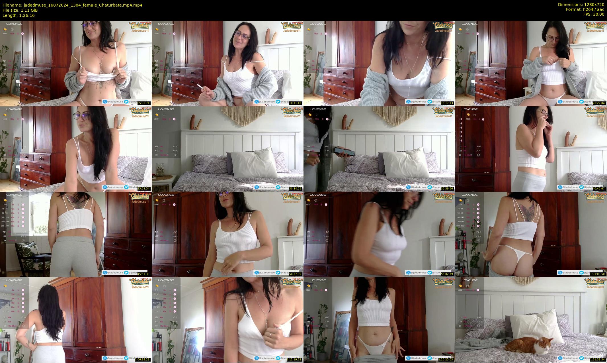jadedmuse — 87 minute Chaturbate female cam show recording, 720p, Jul 16, 2024