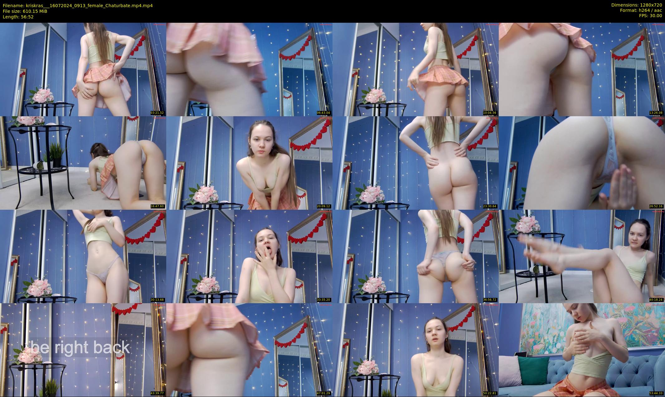 kriskras__ — 57 minute Chaturbate female cam show recording, 720p, Jul 16, 2024