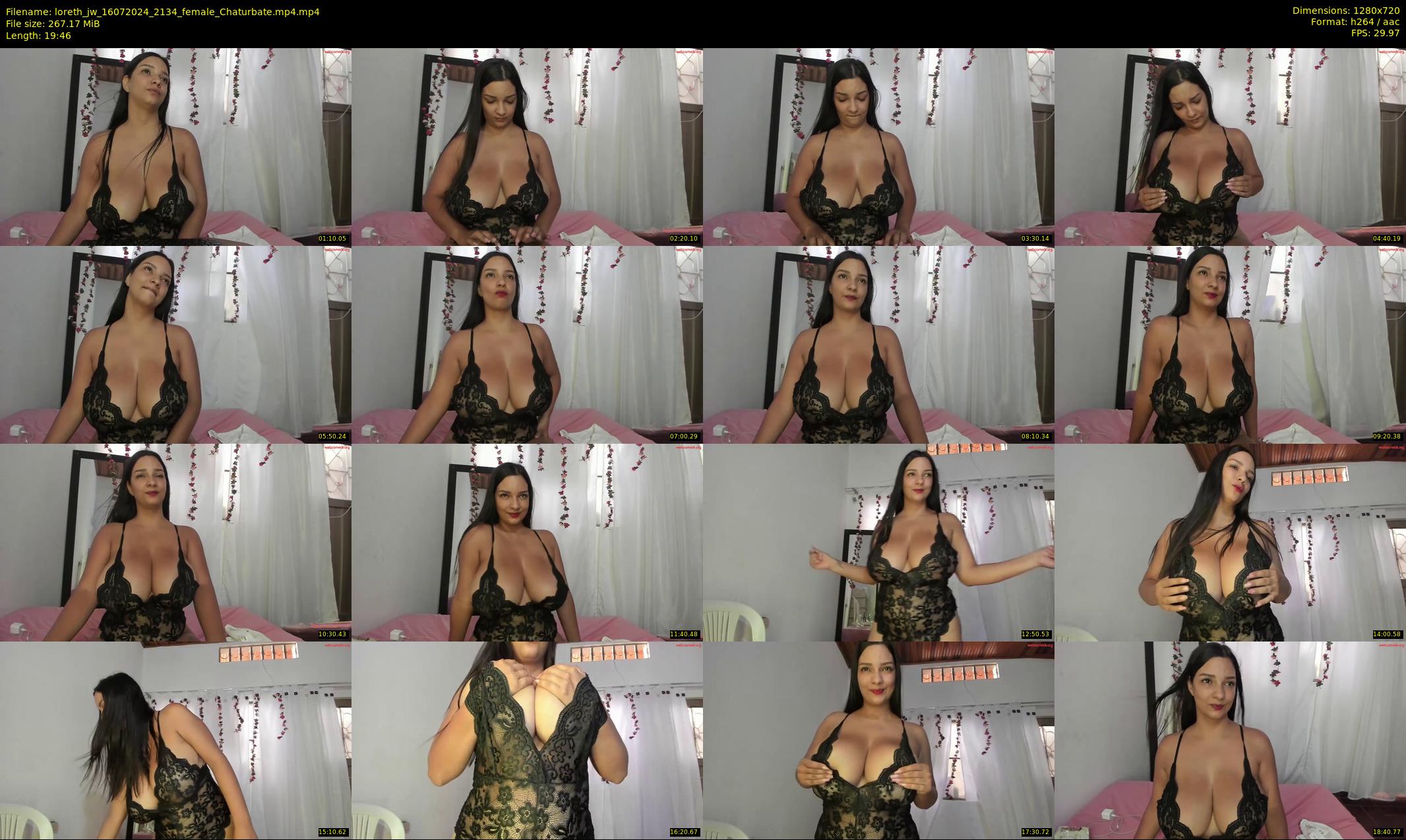 loreth_jw — 20 minute Chaturbate female cam show recording, 720p, Jul 16, 2024