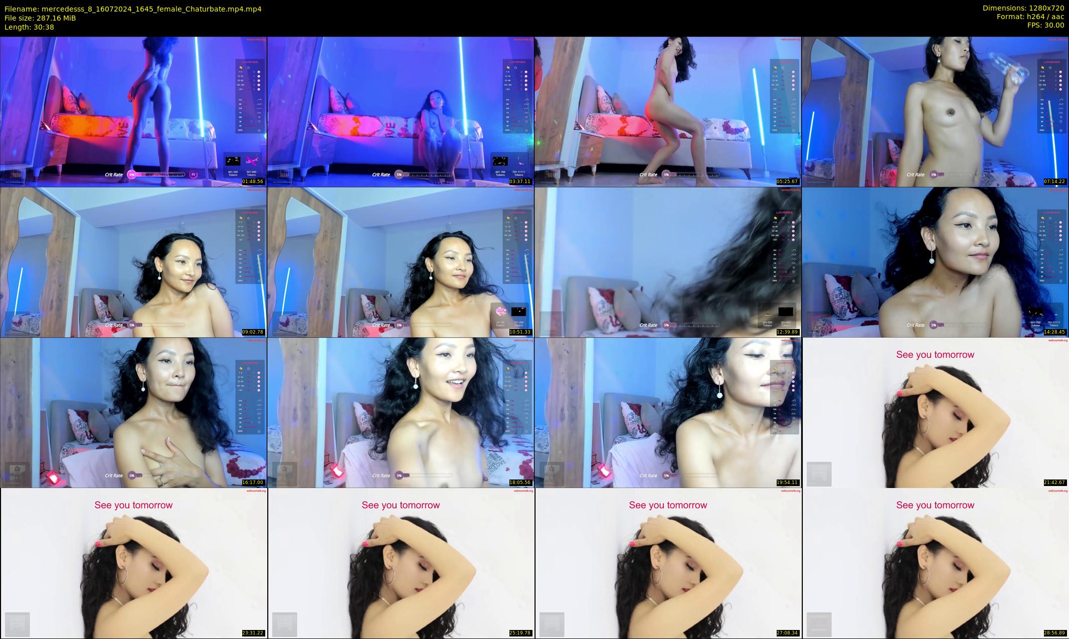 mercedesss_8 — 31 minute Chaturbate female cam show recording, 720p, Jul 16, 2024