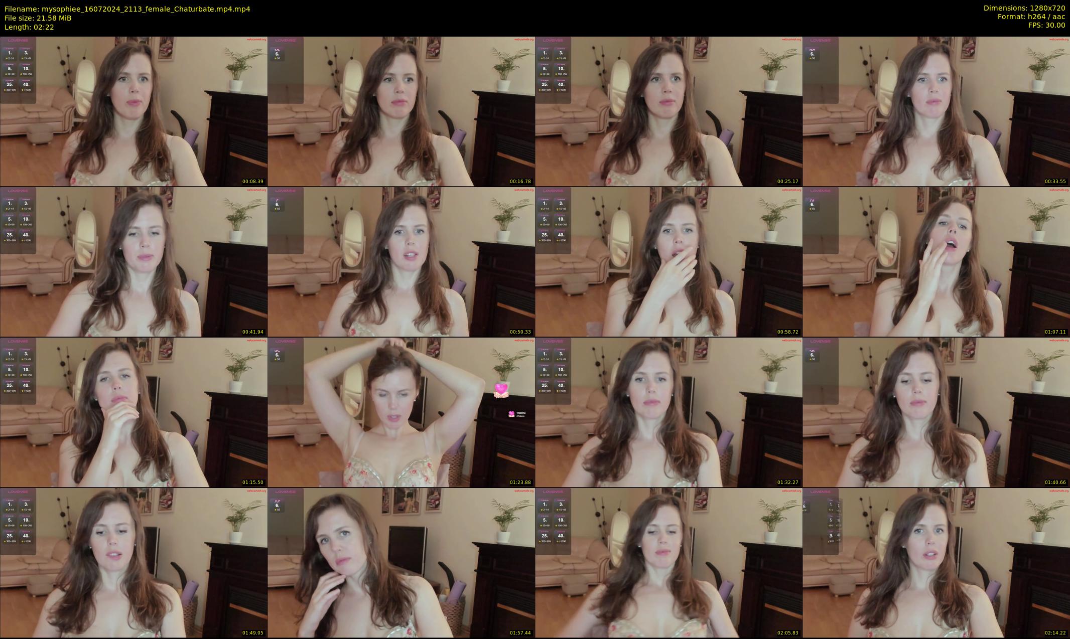 mysophiee — 3 minute Chaturbate female cam show recording, 720p, Jul 16, 2024