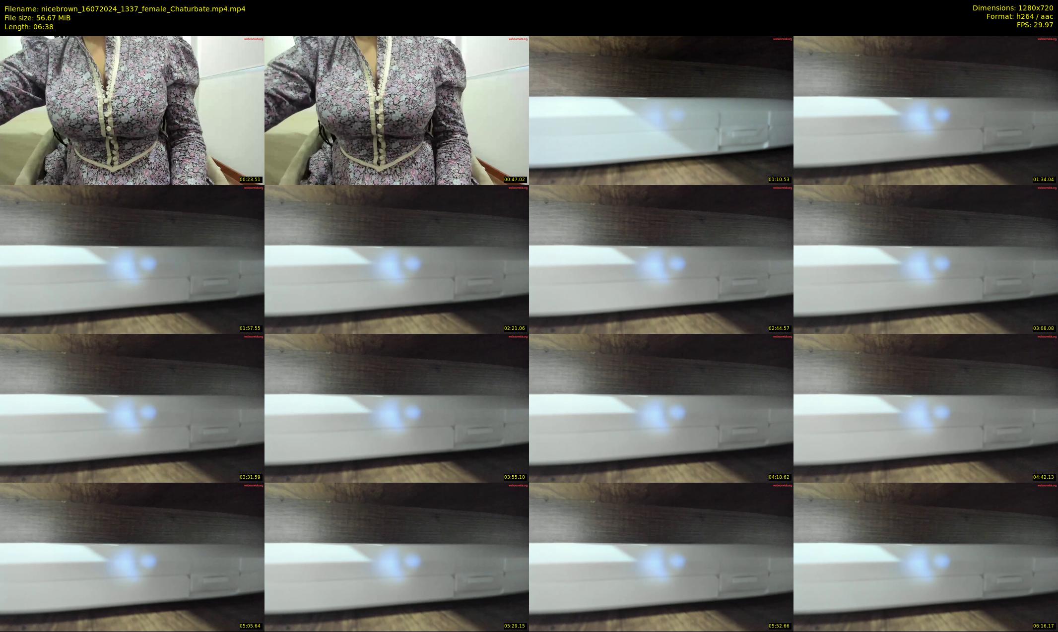 nicebrown — 7 minute Chaturbate female cam show recording, 720p, Jul 16, 2024