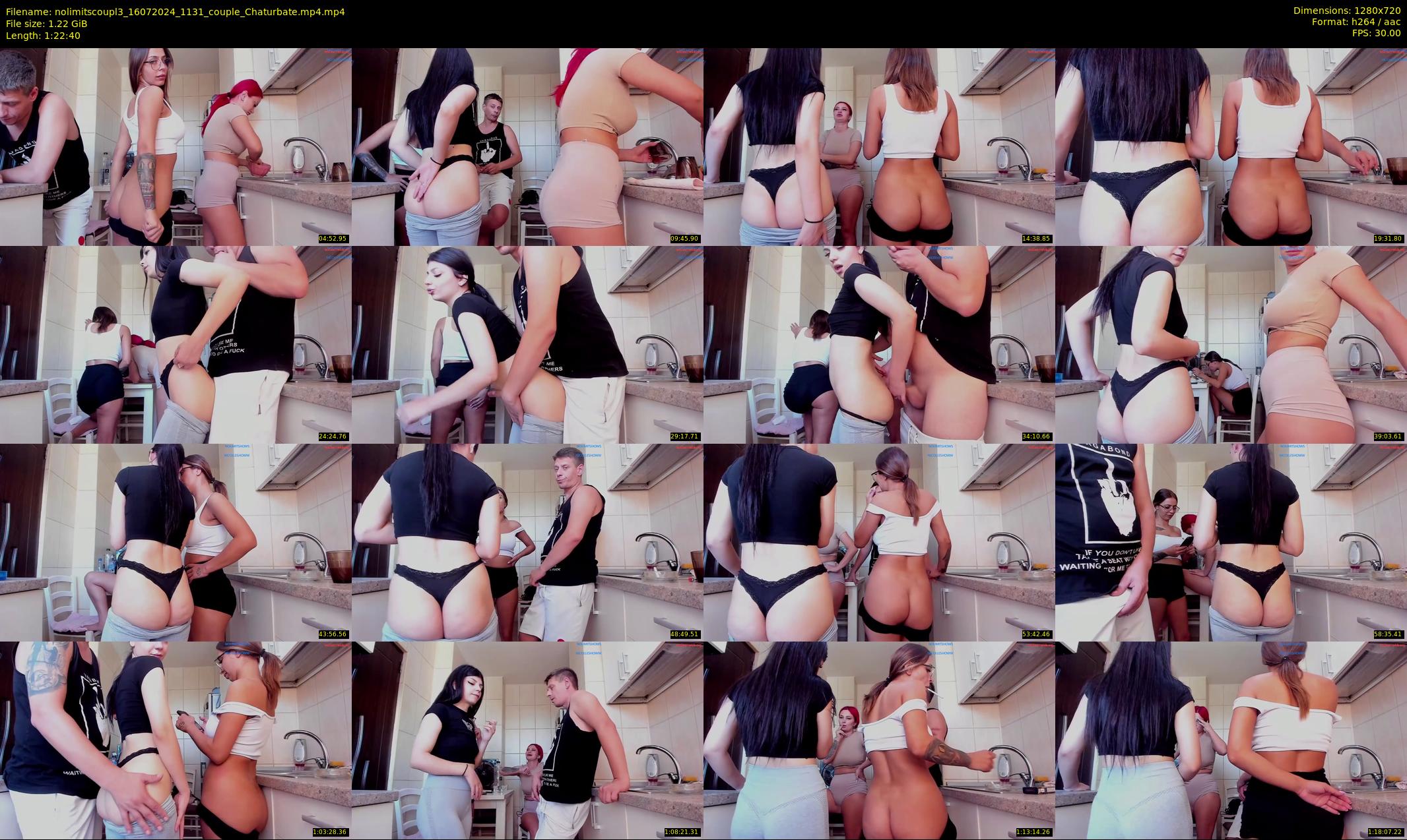 nolimitscoupl3 — 83 minute Chaturbate couple cam show recording, 720p, Jul 16, 2024