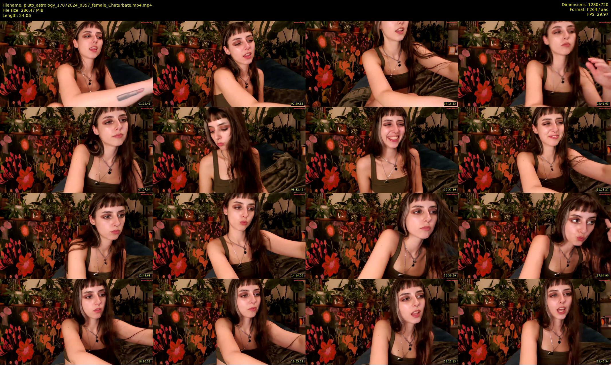 pluto_astrology — 25 minute Chaturbate female cam show recording, 720p, Jul 17, 2024
