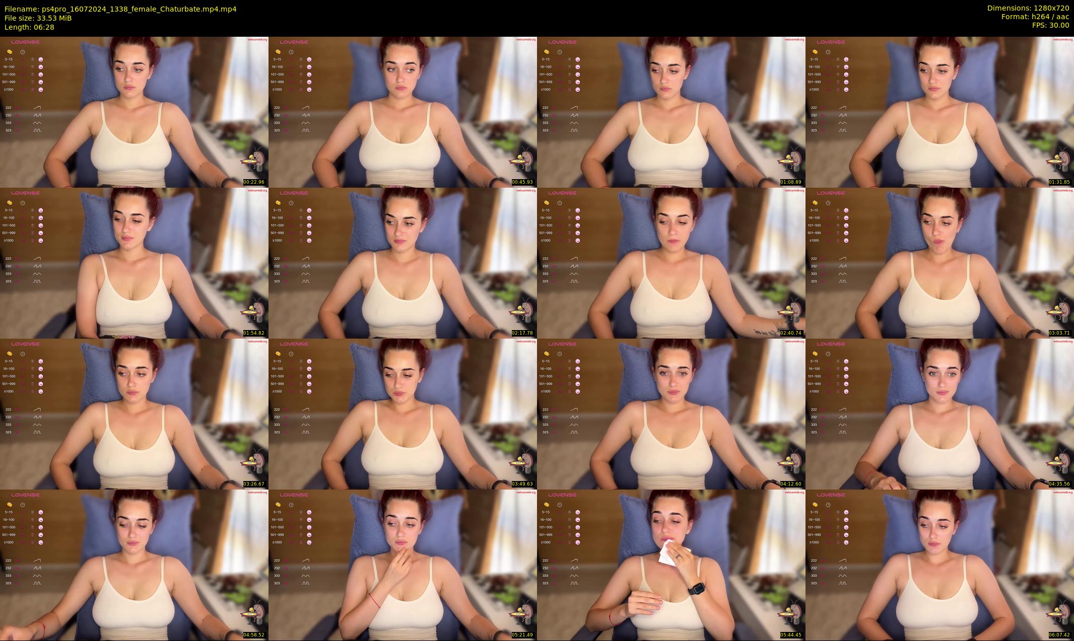 ps4pro — 7 minute Chaturbate female cam show recording, 720p, Jul 16, 2024