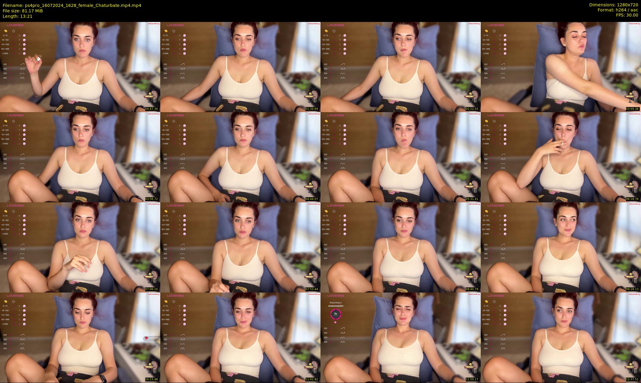 ps4pro — 14 minute Chaturbate female cam show recording, 720p, Jul 16, 2024