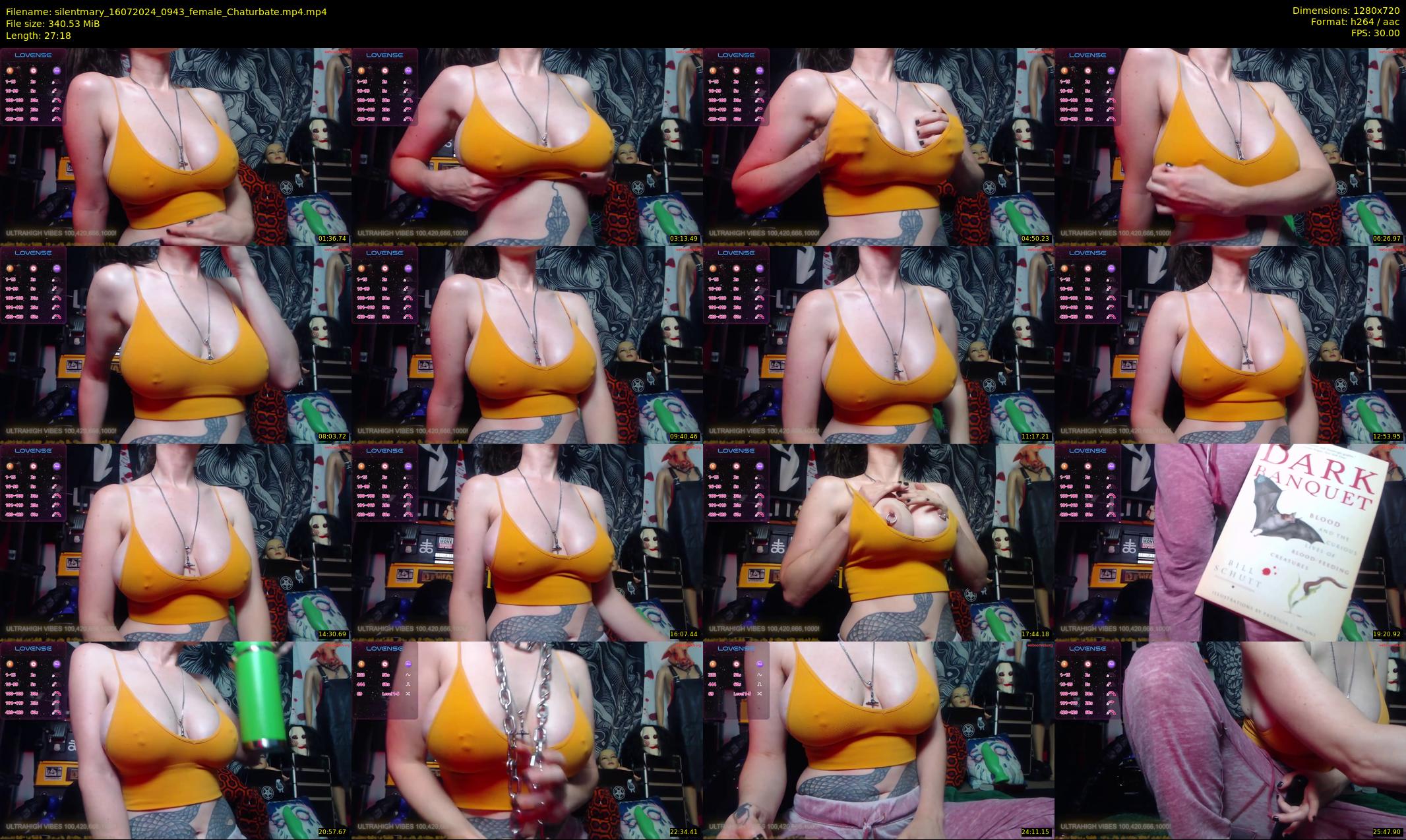 silentmary — 28 minute Chaturbate female cam show recording, 720p, Jul 16, 2024