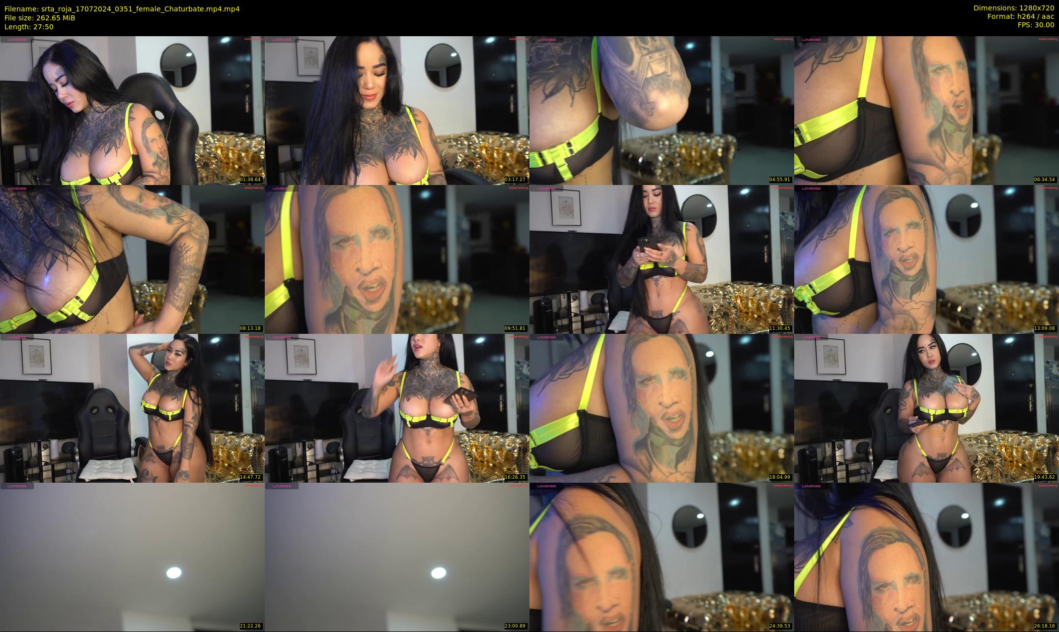 srta_roja — 28 minute Chaturbate female cam show recording, 720p, Jul 17, 2024