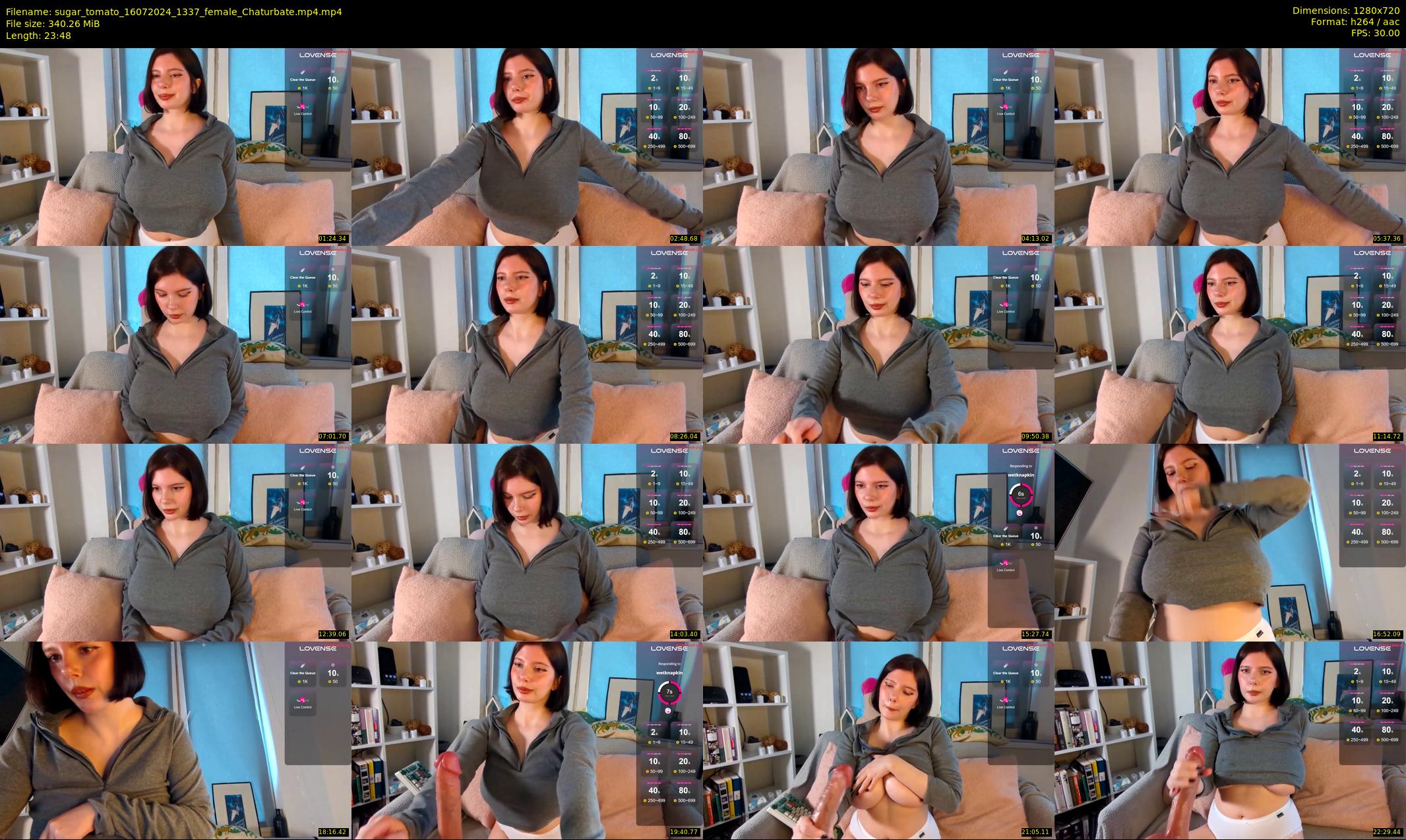 sugar_tomato — 24 minute Chaturbate female cam show recording, 720p, Jul 16, 2024