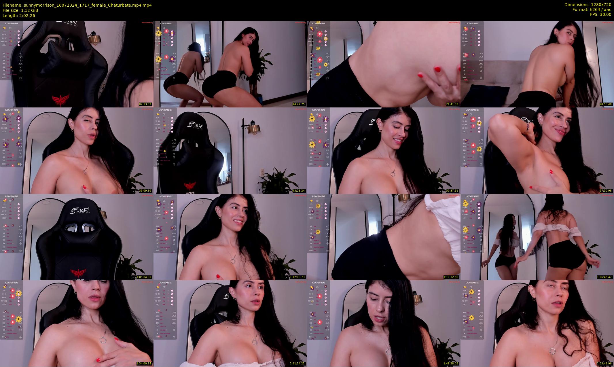 sunnymorrison — 123 minute Chaturbate female cam show recording, 720p, Jul 16, 2024