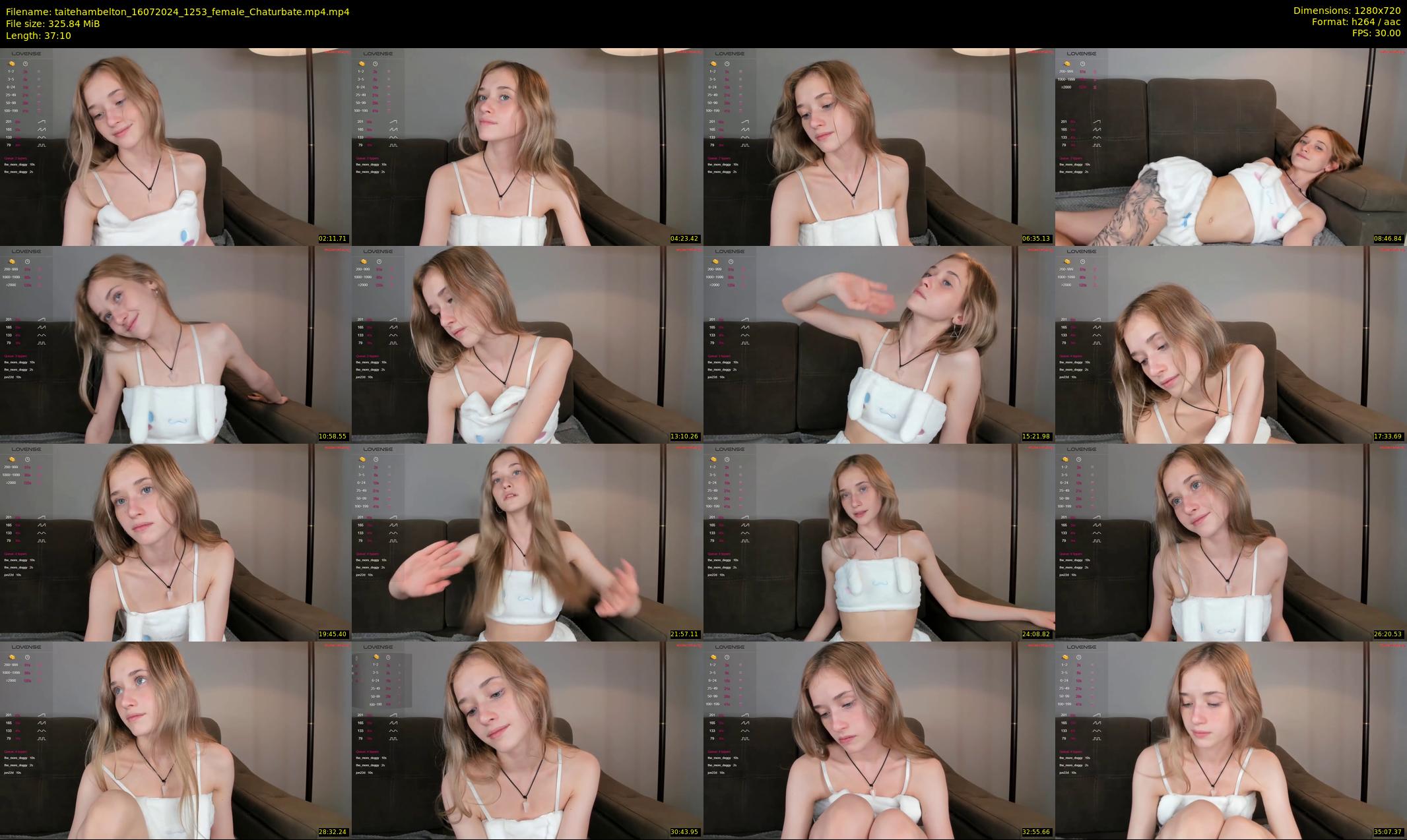 taitehambelton — 38 minute Chaturbate female cam show recording, 720p, Jul 16, 2024