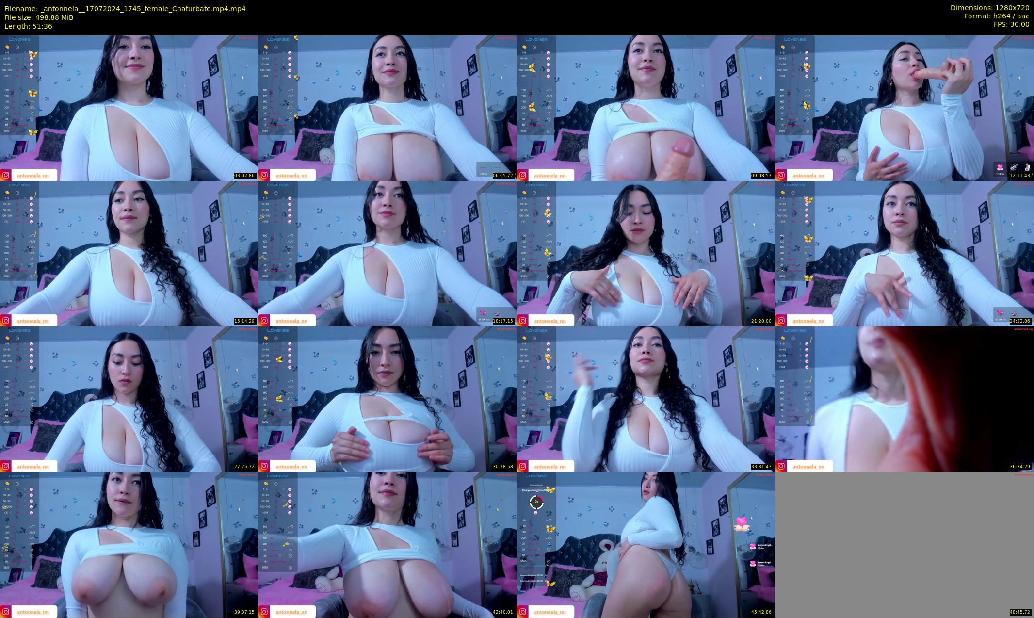 _antonnela_ — 52 minute Chaturbate female cam show recording, 720p, Jul 17, 2024