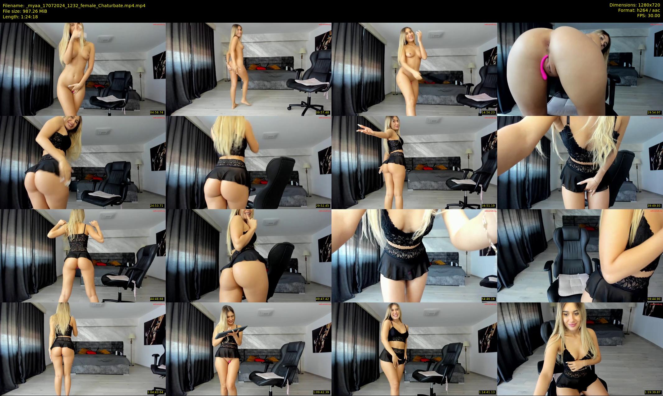 _myaa — 85 minute Chaturbate female cam show recording, 720p, Jul 17, 2024