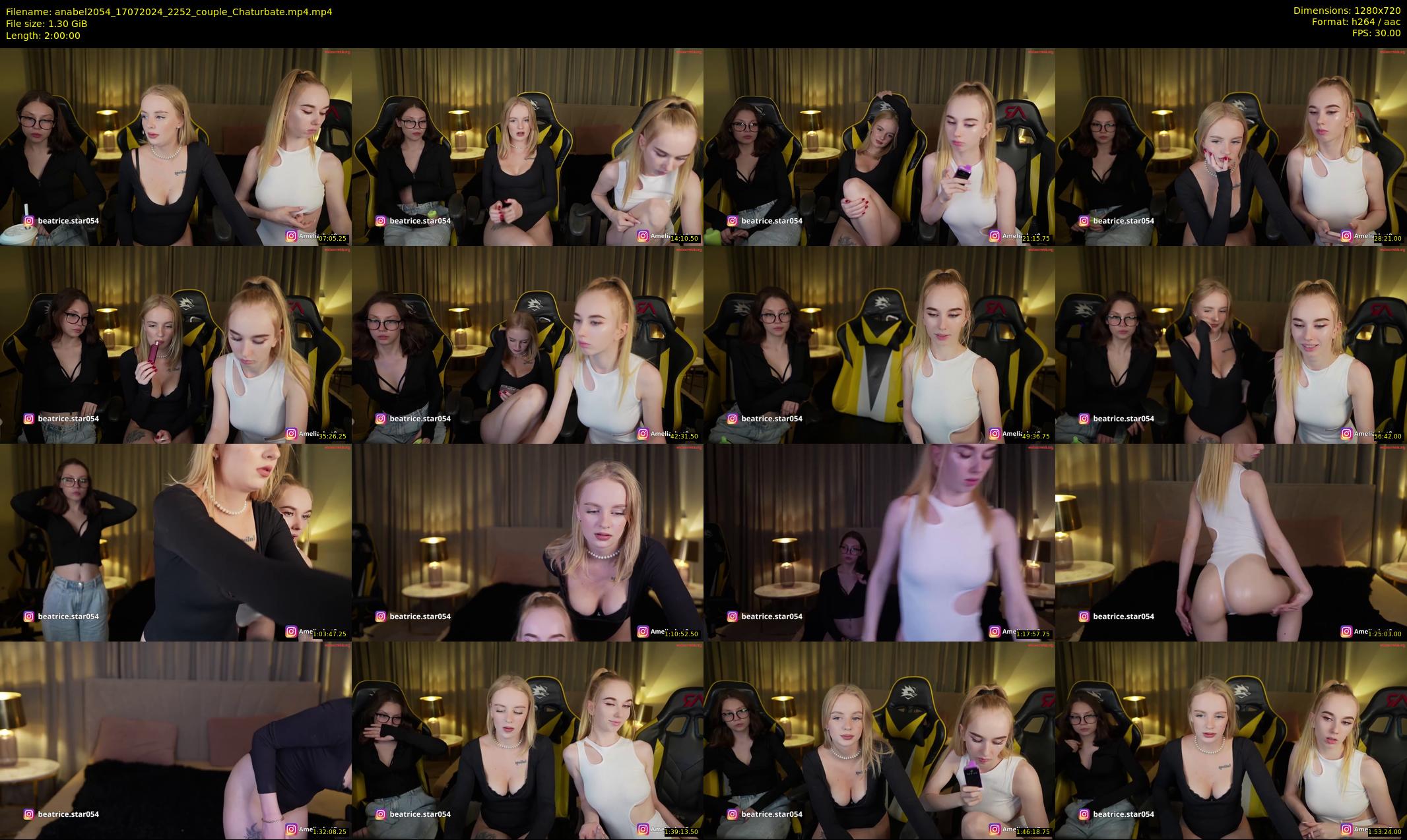 anabel2054 — 120 minute Chaturbate female cam show recording, 720p, Jul 17, 2024