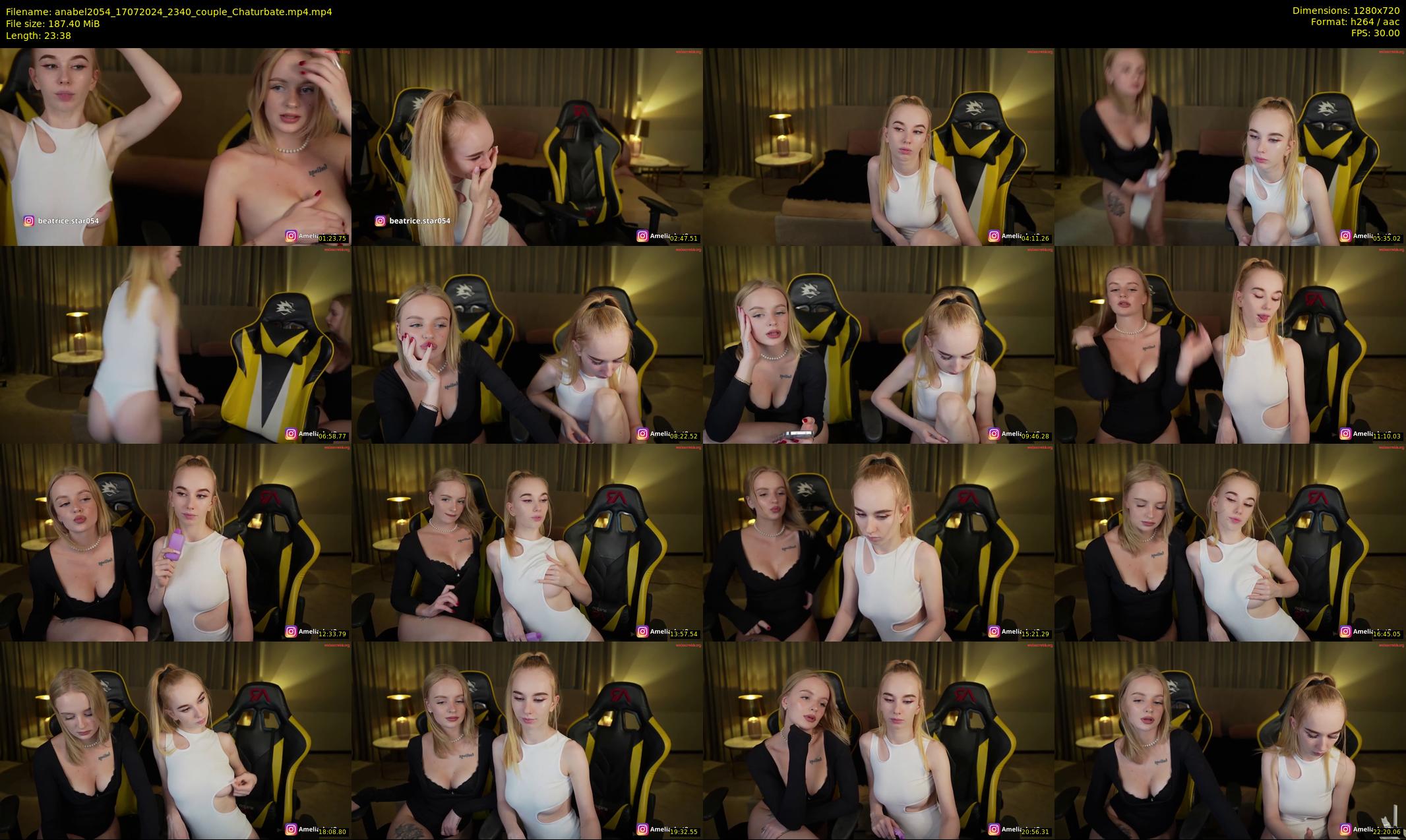 anabel2054 — 24 minute Chaturbate female cam show recording, 720p, Jul 17, 2024